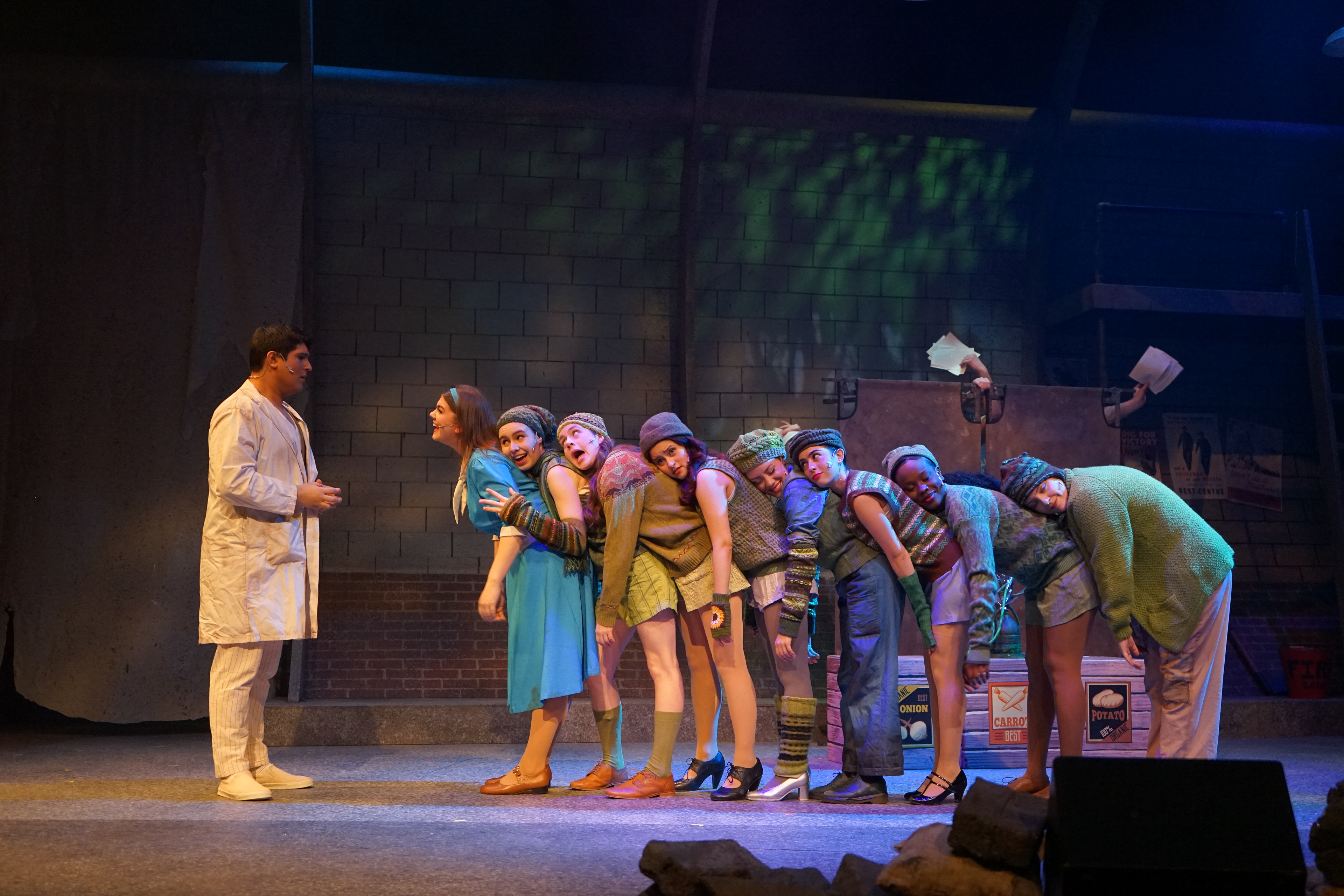 From left: Ryver Santos Cegnar, Madison Raybould, Angella Cody, Hanna Mack, Ariana Zumaran Castillo, Kyla Fradette, Lauren Barbosa, Kyla Ward, Lynnéa Bartel Nickel, 