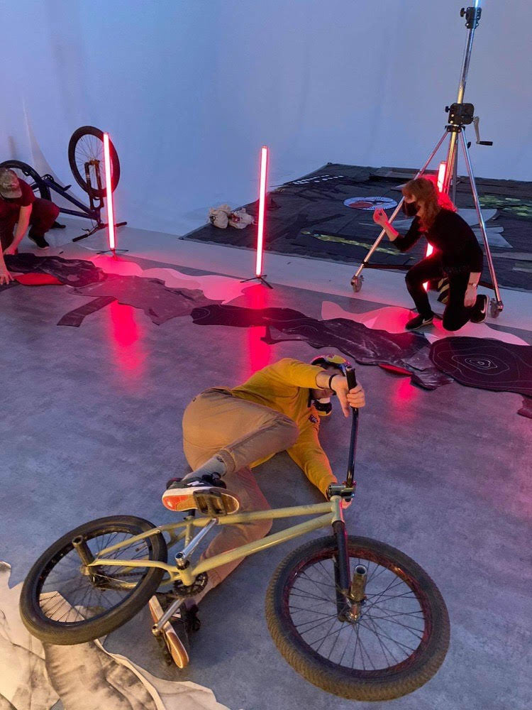 From set for Red Bull. Photo Delikatesy Filmowe