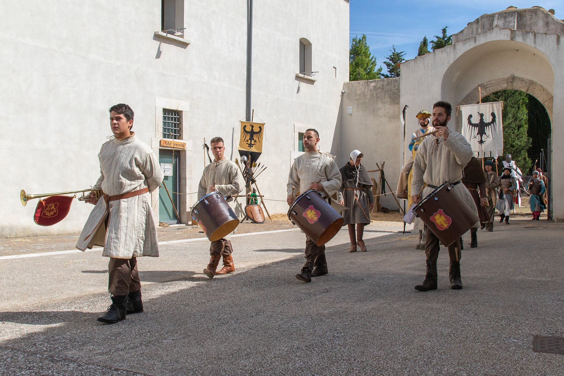 Borgo Libertà, 15 settembre 2019, Ritorno alla Torre, nella foto: Corteo di arrivo dei Cavalieri Teutonici,