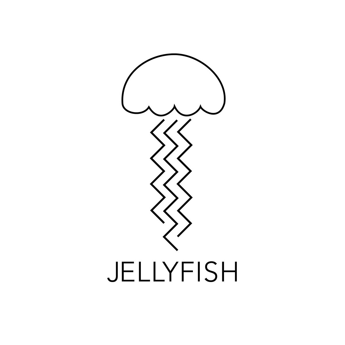 The last part of this project was to create a logo. My idea was to introduce jellyfish as a friendly creature but with the twist, because of their tentacles which are really dangerous and in this particular case reminds us of thunder.