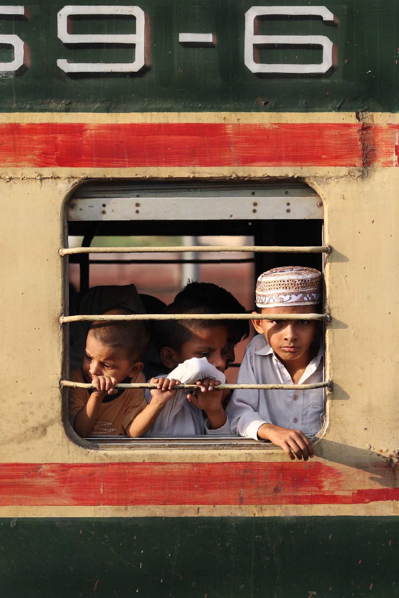 The train reached the railway station somewhere in southern Pakistan at summer dusk. His train waited for our train, because there was a single-track railroad. (Travel)