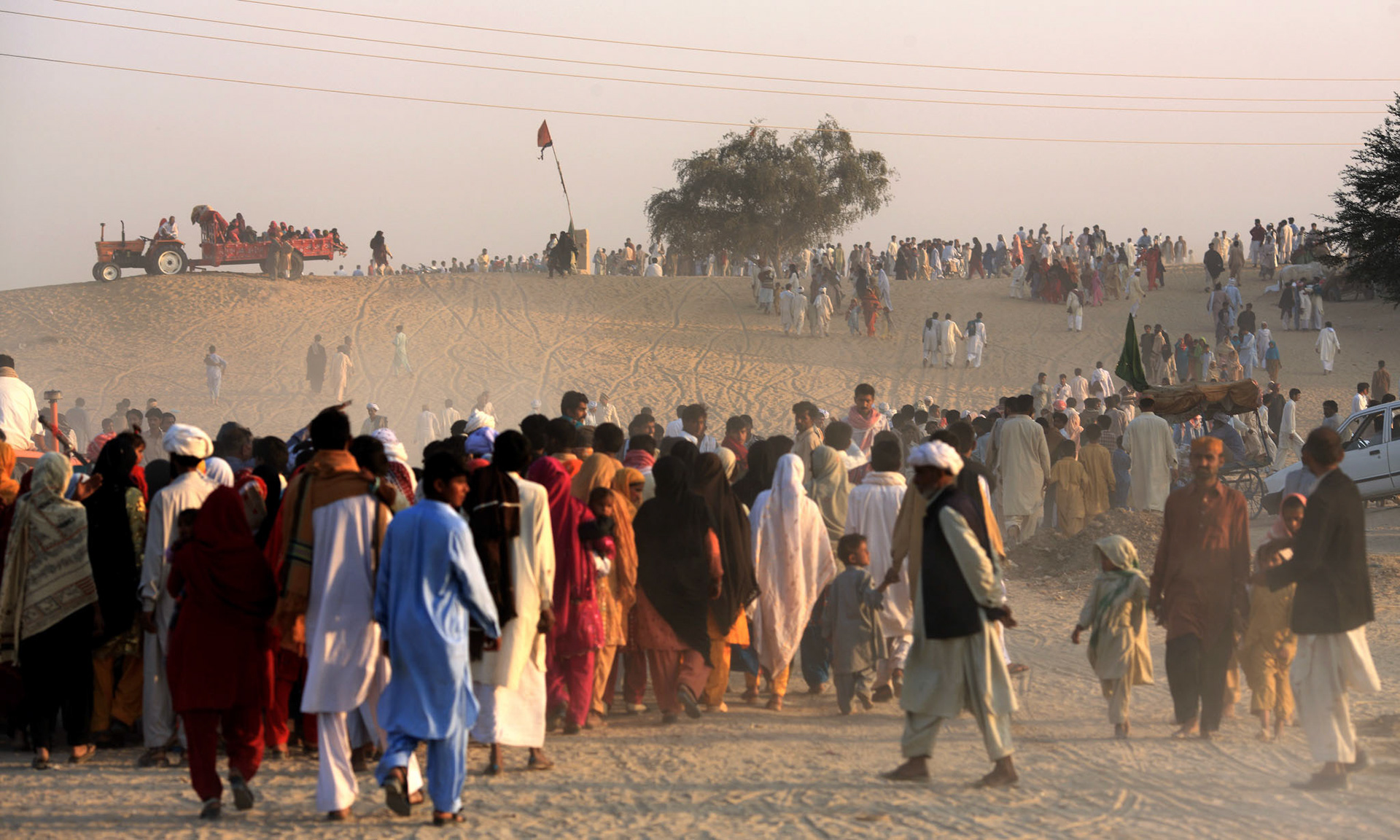 Devotees were going to pray at the shrine of Channan pir. It hold on the Mela, which means the festival, for 7 weeks in Channan pir. (Travel)