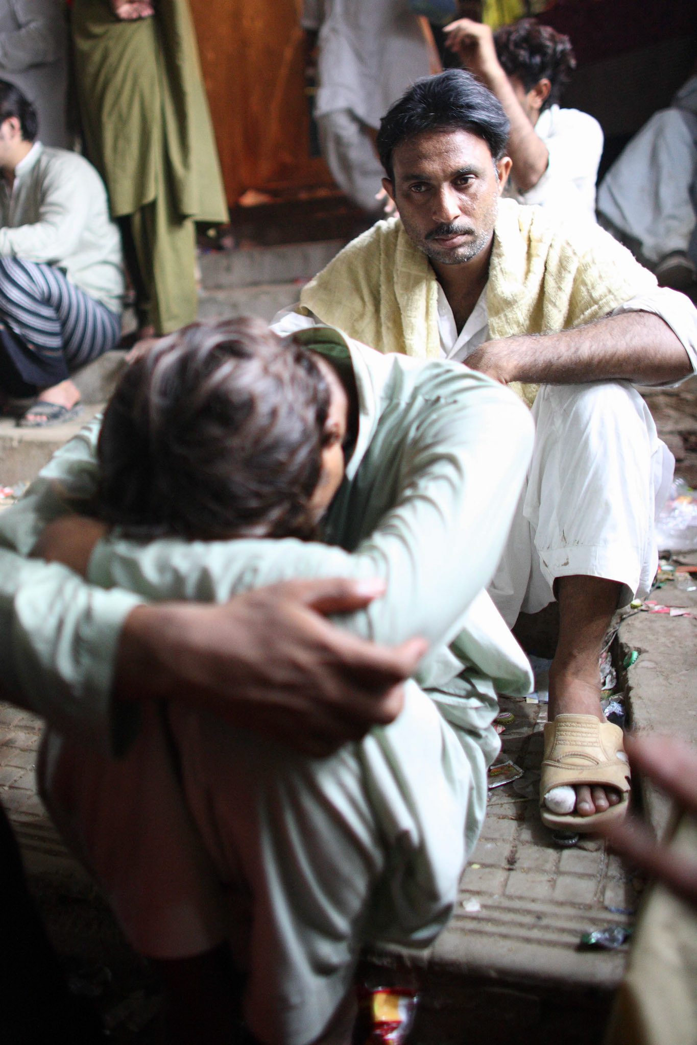 Devotees had drowsed after the feast. (Travel)