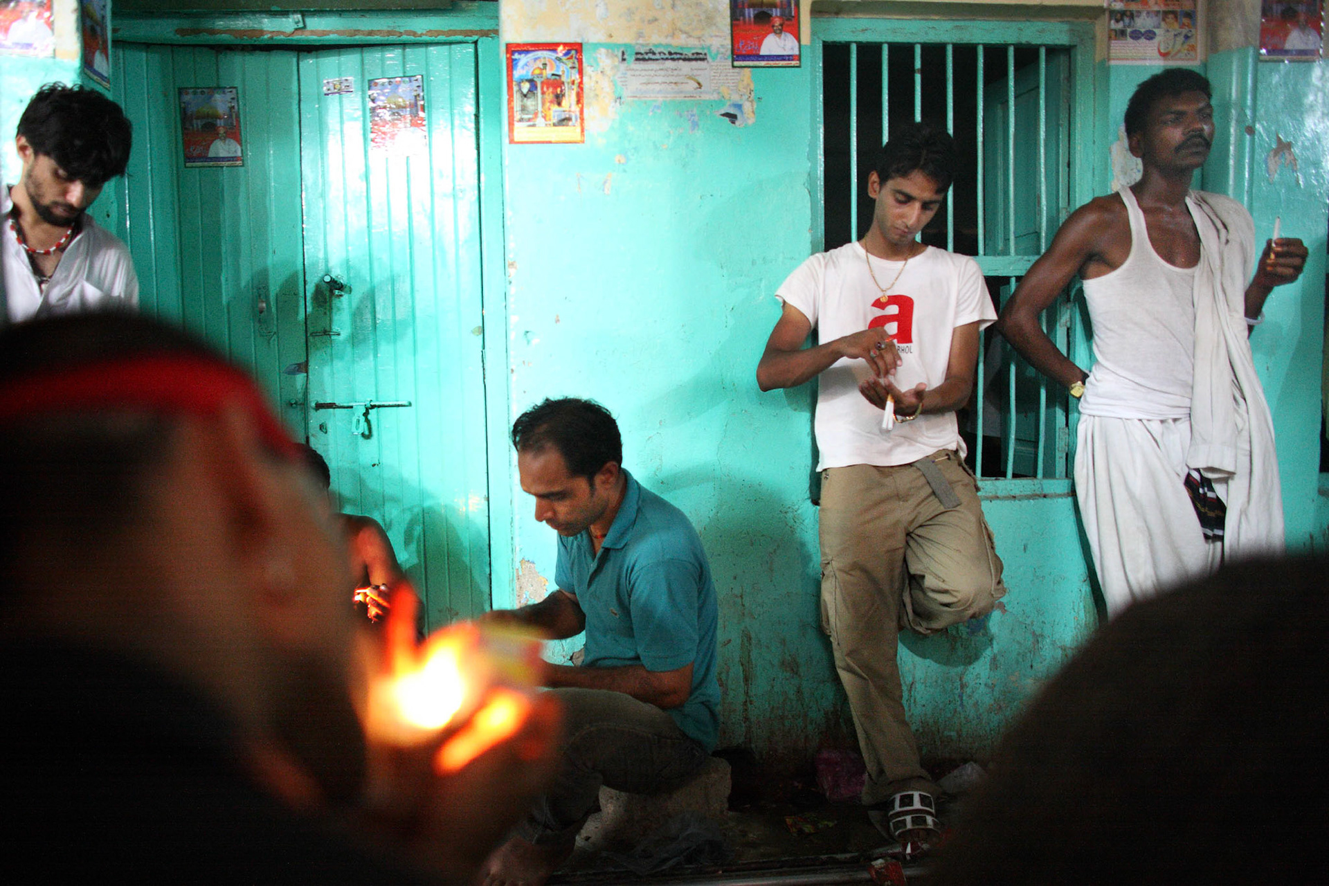 Devotees savored their respective moments with the sufi music at rear approach to the shrine.(Travel)
