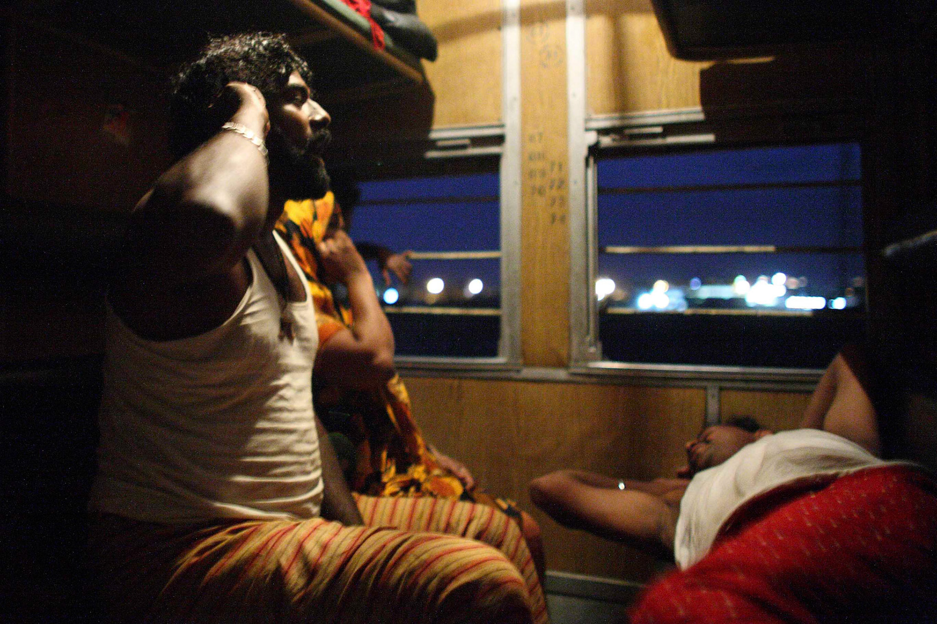 After 40 hours train ride, Gonga sain, sufi durm player, found the lighting of the shrine of Hazrat Lal shahbaz Qlandar from the train and decleared Bolo Bolo Sakhi Shahbaz Qalandar Mast, which means the great Faqir (QALANDAR) stays intoxicated (MAST), near Sehwan Sharif Railway Station, Sindh province, Pakistan. (Travel)