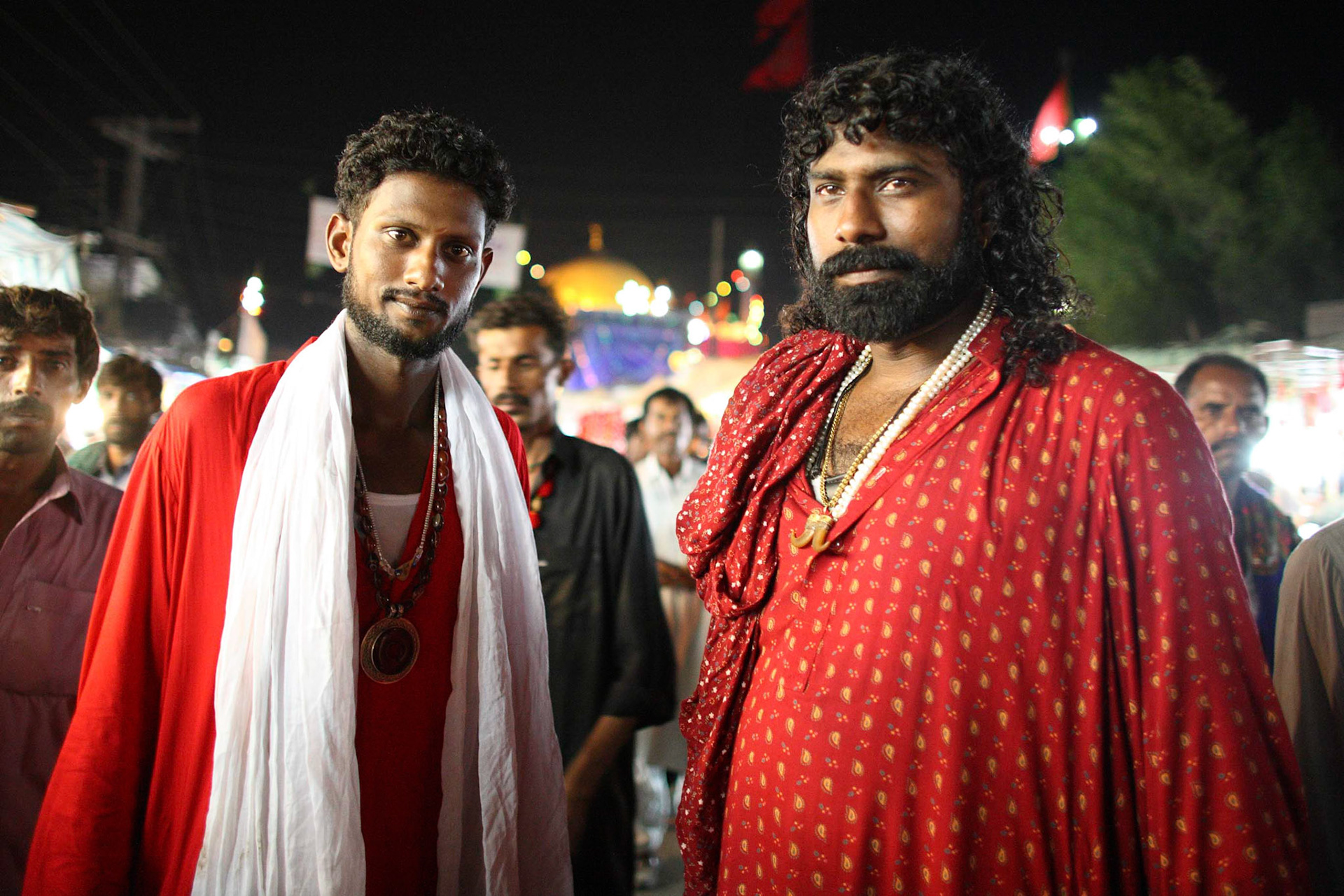 Mithu saeen (Left) and Gonga saeen (Right) is from Lahore, Pakistan. They were represented at the tomb of Baba Shah Jamal, Lahore, Pakistan. Baba Shah Jamal is one of the famous sufi dargah in Lahore as Sufi Night. Gonga saeen and Mithu saeen came here, Sehwan Sharif for visiting the tomb of Lal Shahbaz Qalandar and played their sufi sound to the devotees. (Travel)