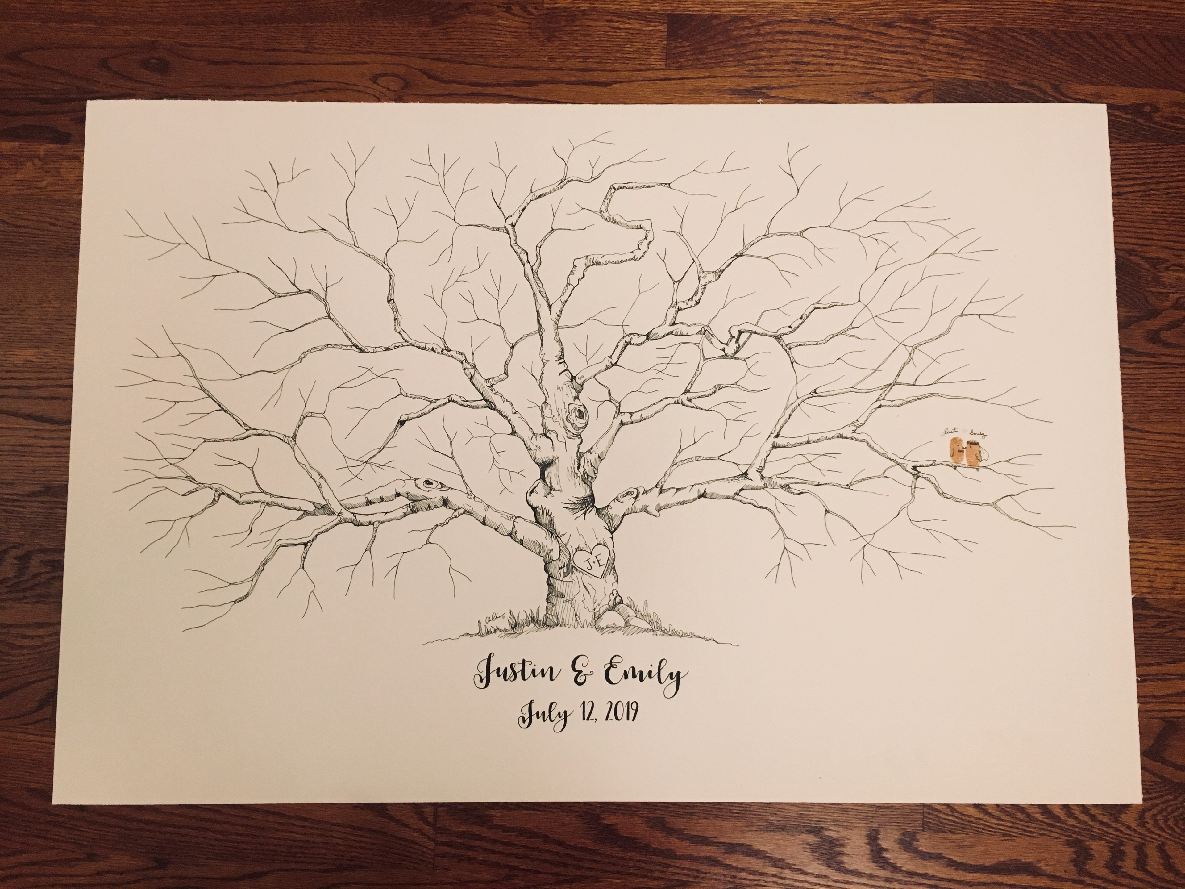 Commission: Wedding Guestbook