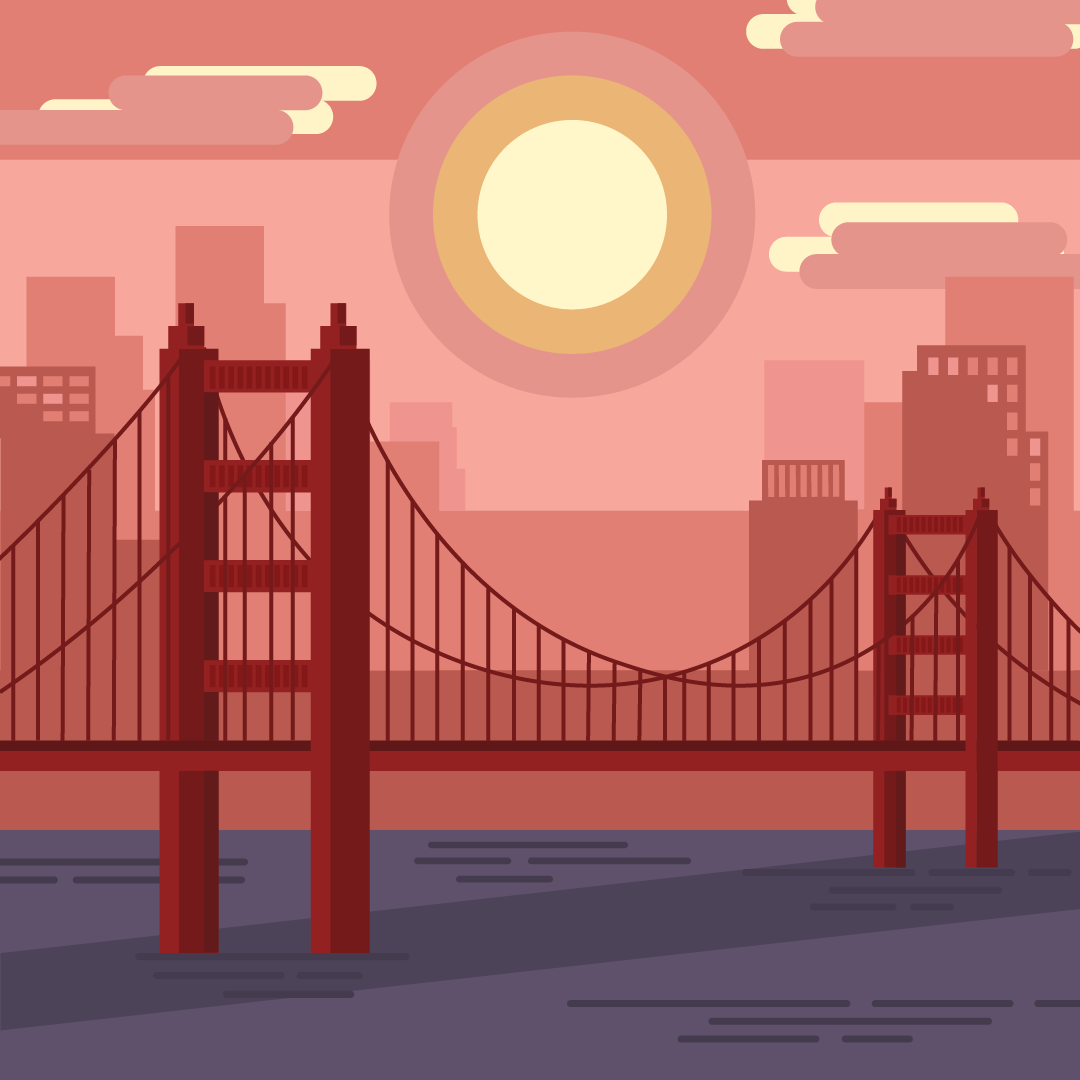Just for Fun: I decided to take on the Golden Gate Bridge as my second cityscape.