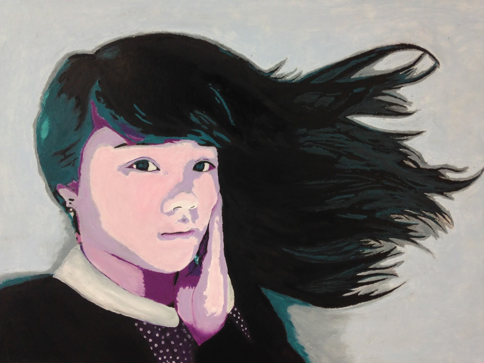 Oil Pastel on Illustration Board