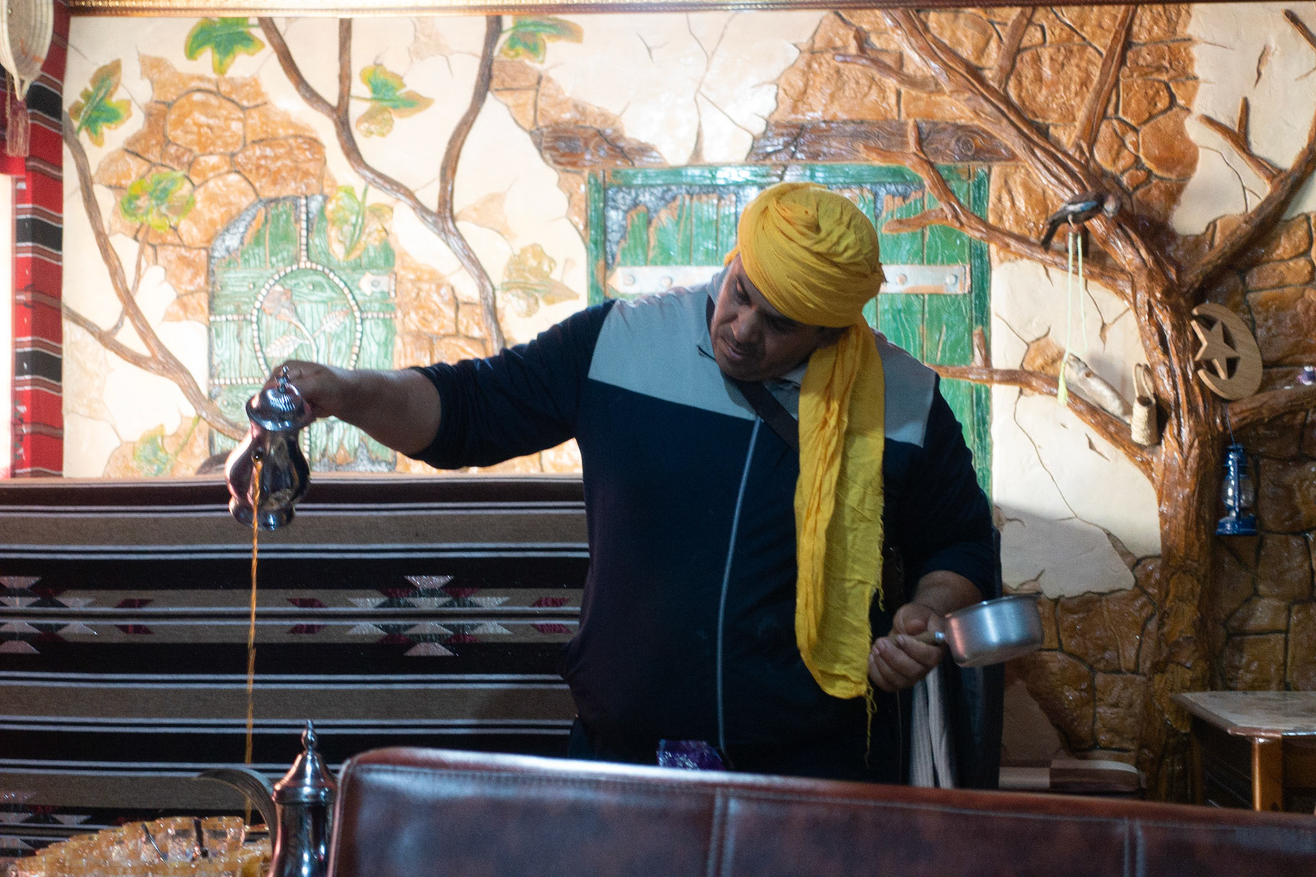 Biskra Lunch Spot - obligatory tea ceremony