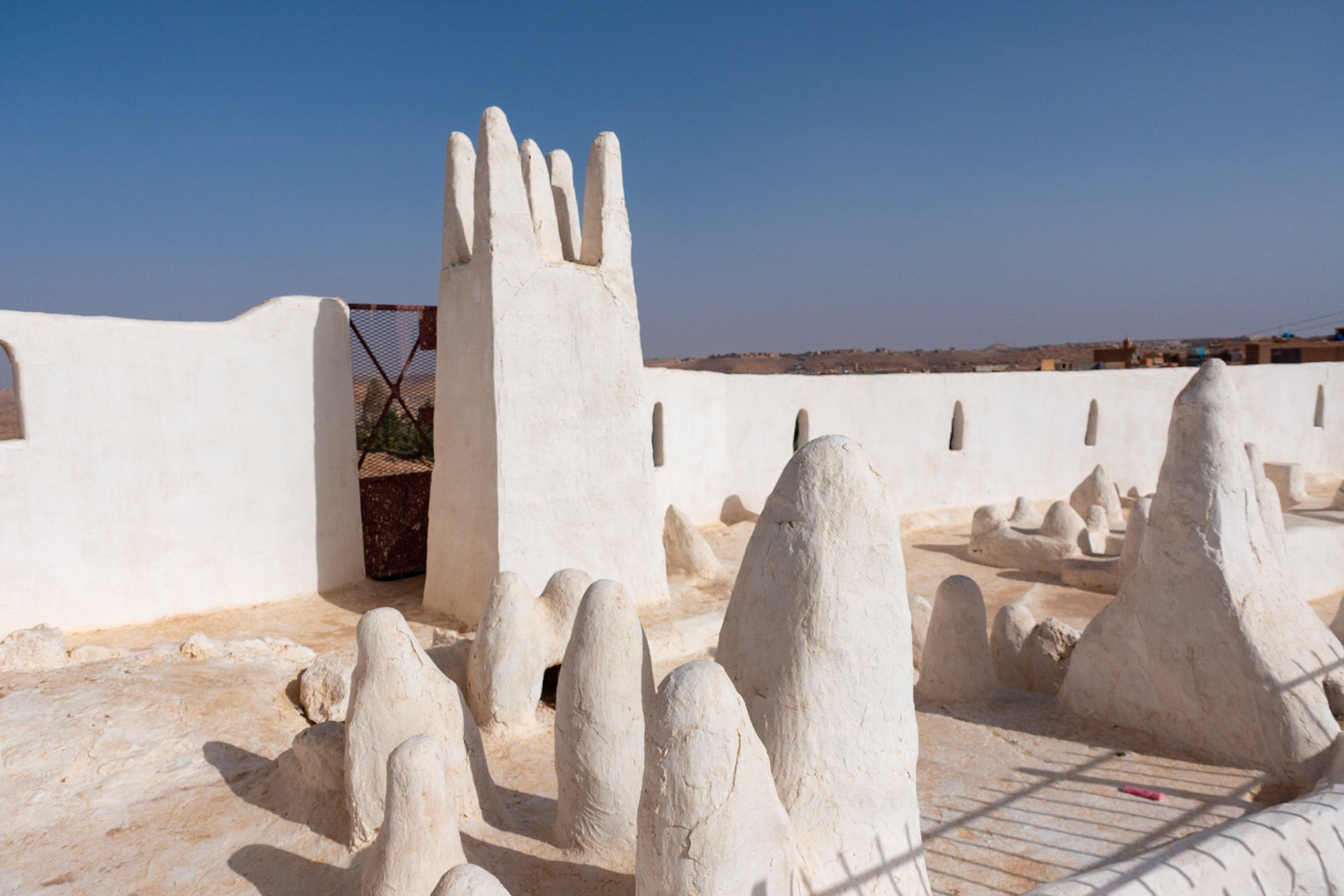 Malika: Cheikh Aissa Cemetery (now security fenced) c 1500