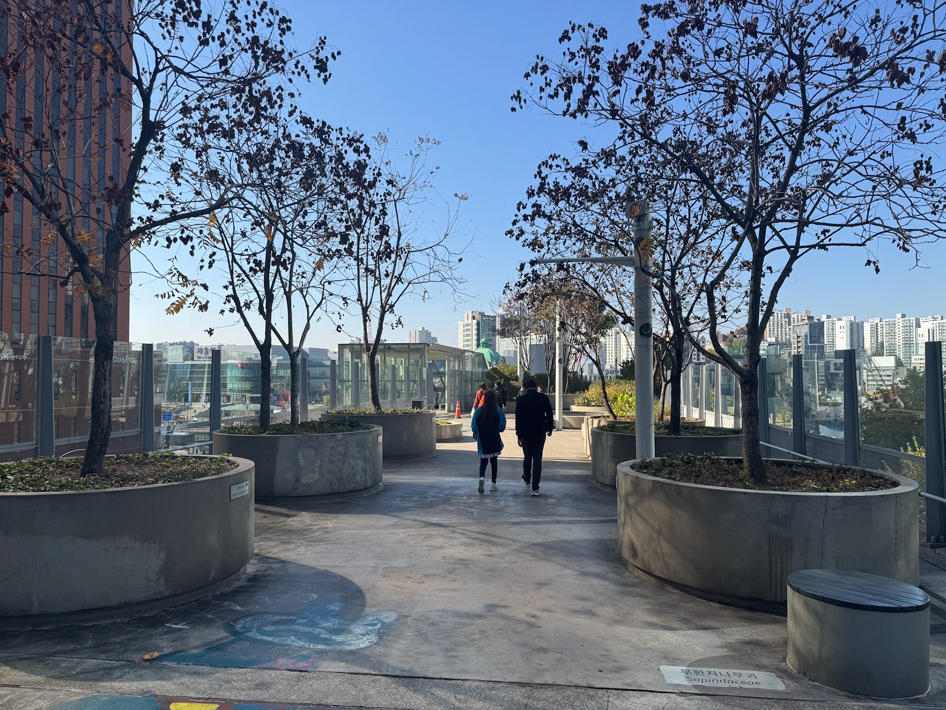 Seoul: Seoullo Highline - converted car overpass