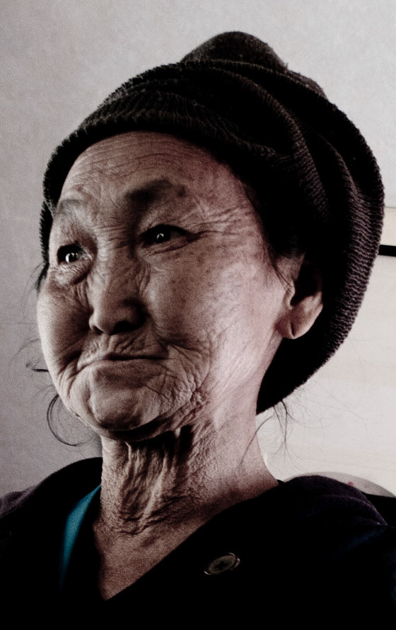 Passanger on bus to Vang Vieng