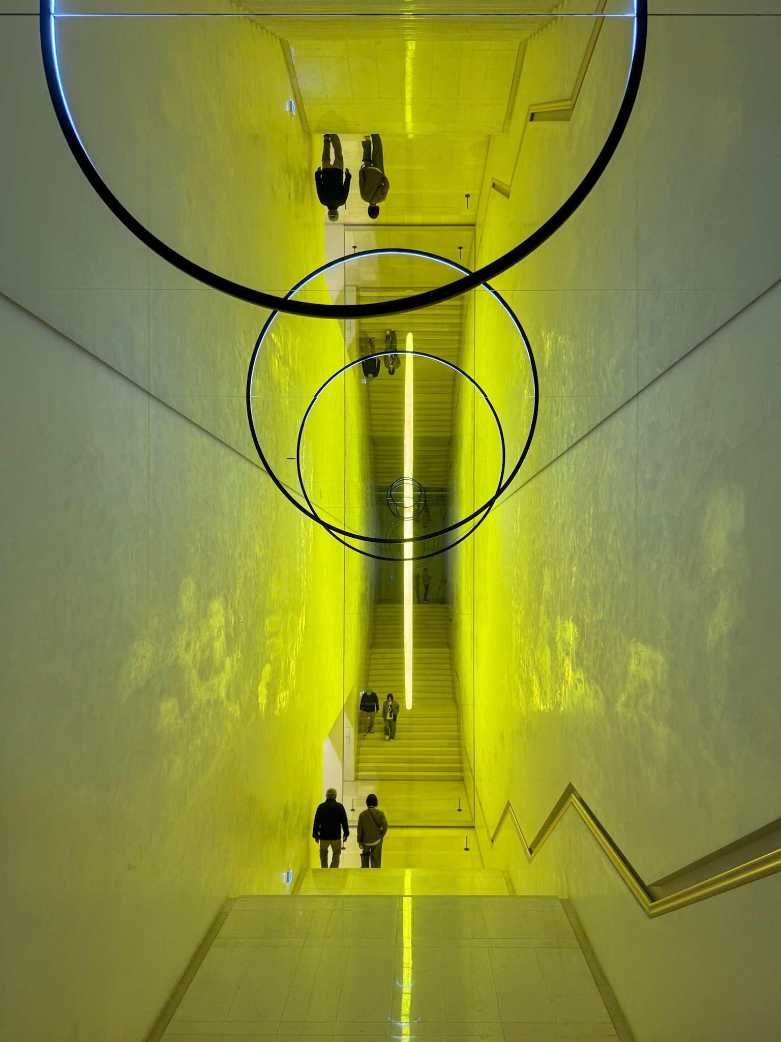 Seoul: Leeum Museum of Art -  staircase - Olafur Eliasson
