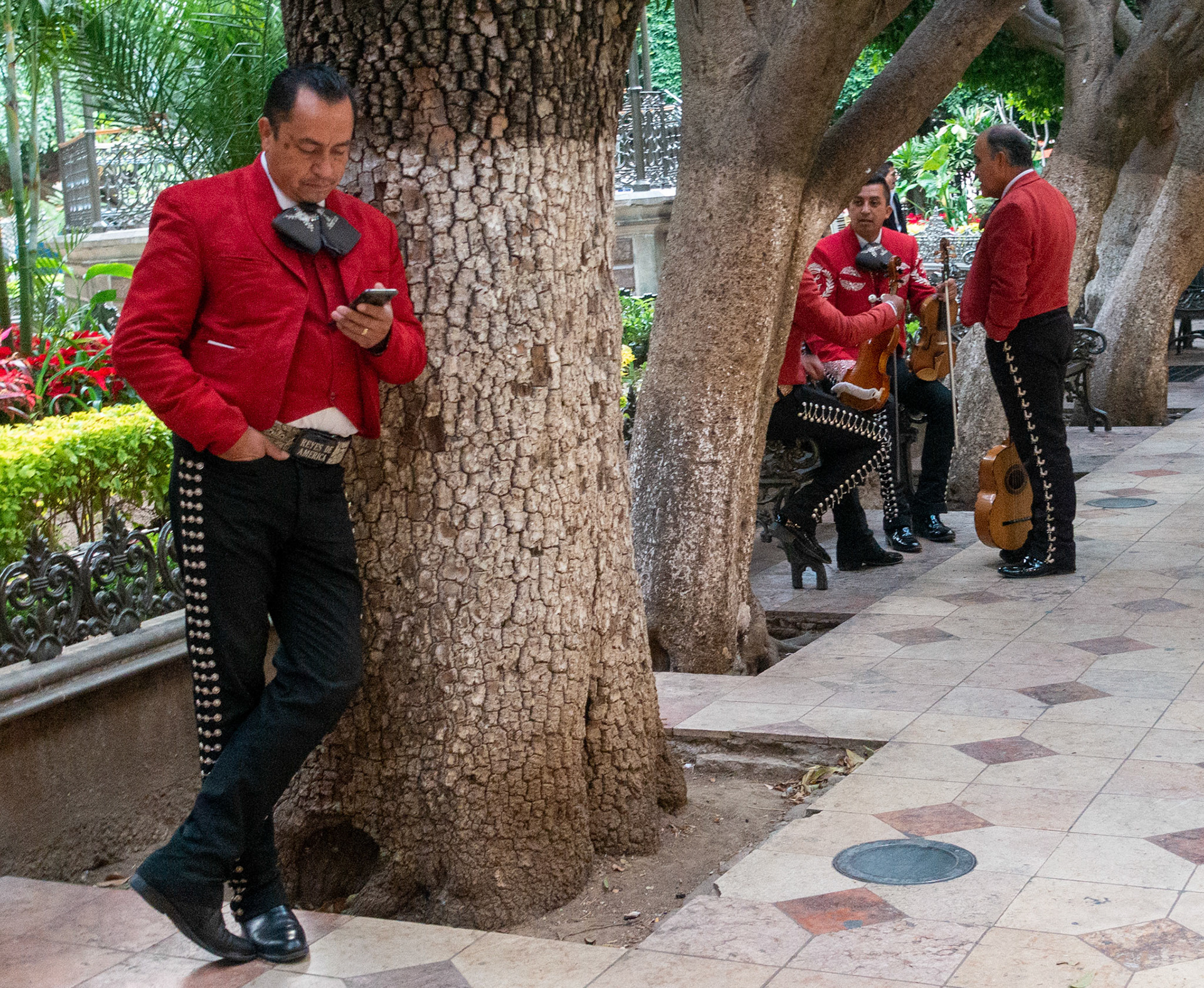 Guanajuato:  Mariachi  Band waiting