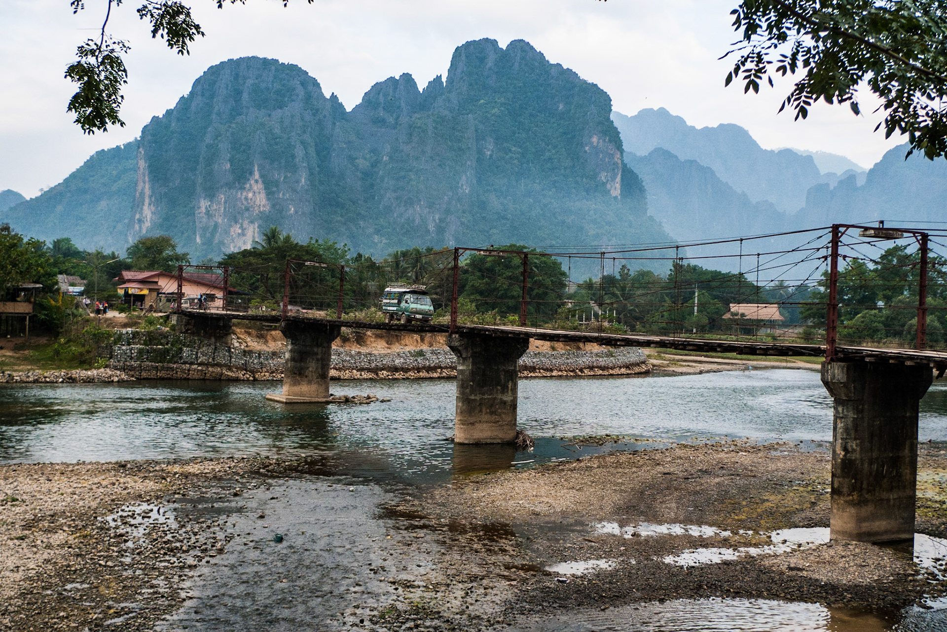 Vang Vieng:  view from hotel