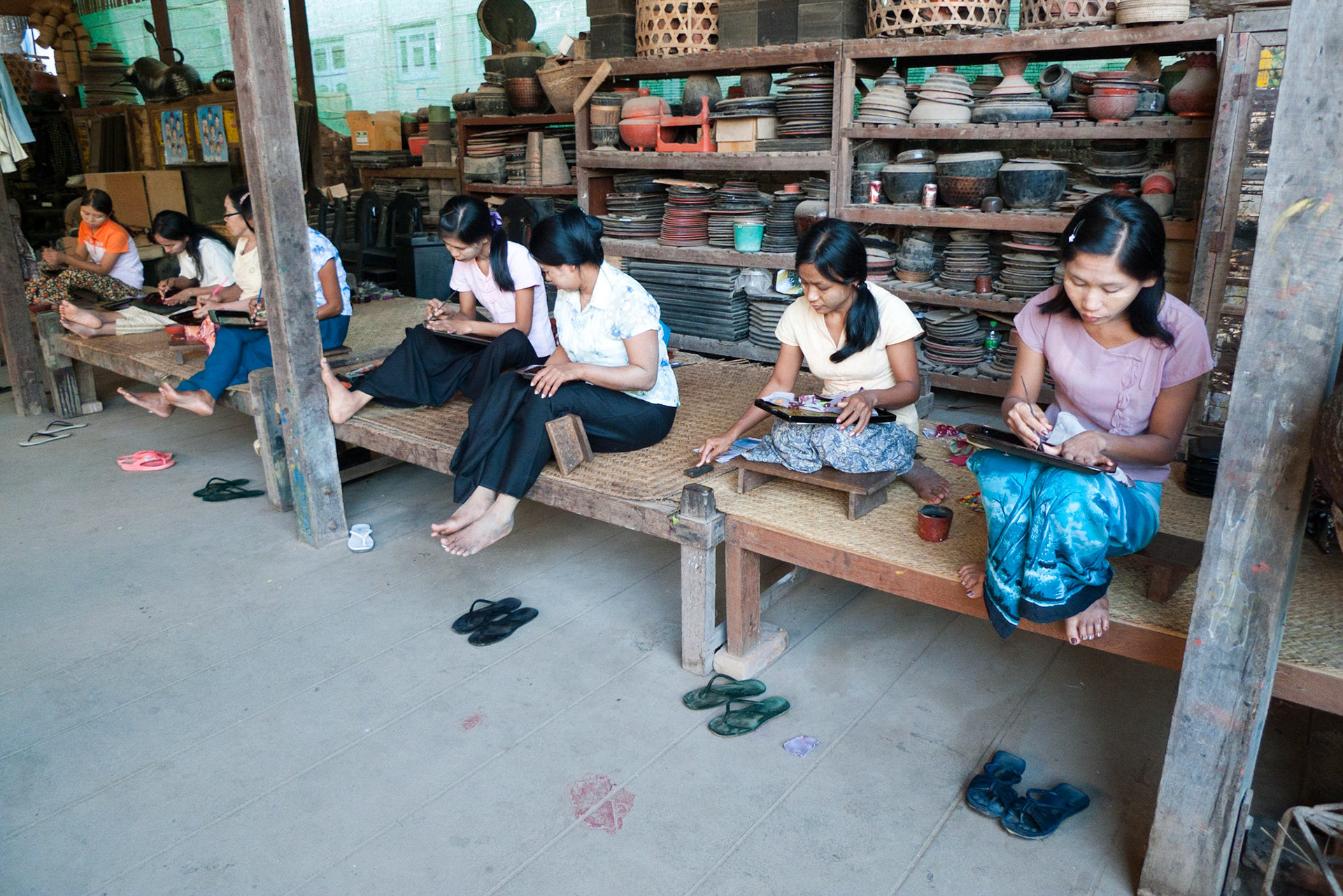 Bagan: Bamboo Lacquer Workshop