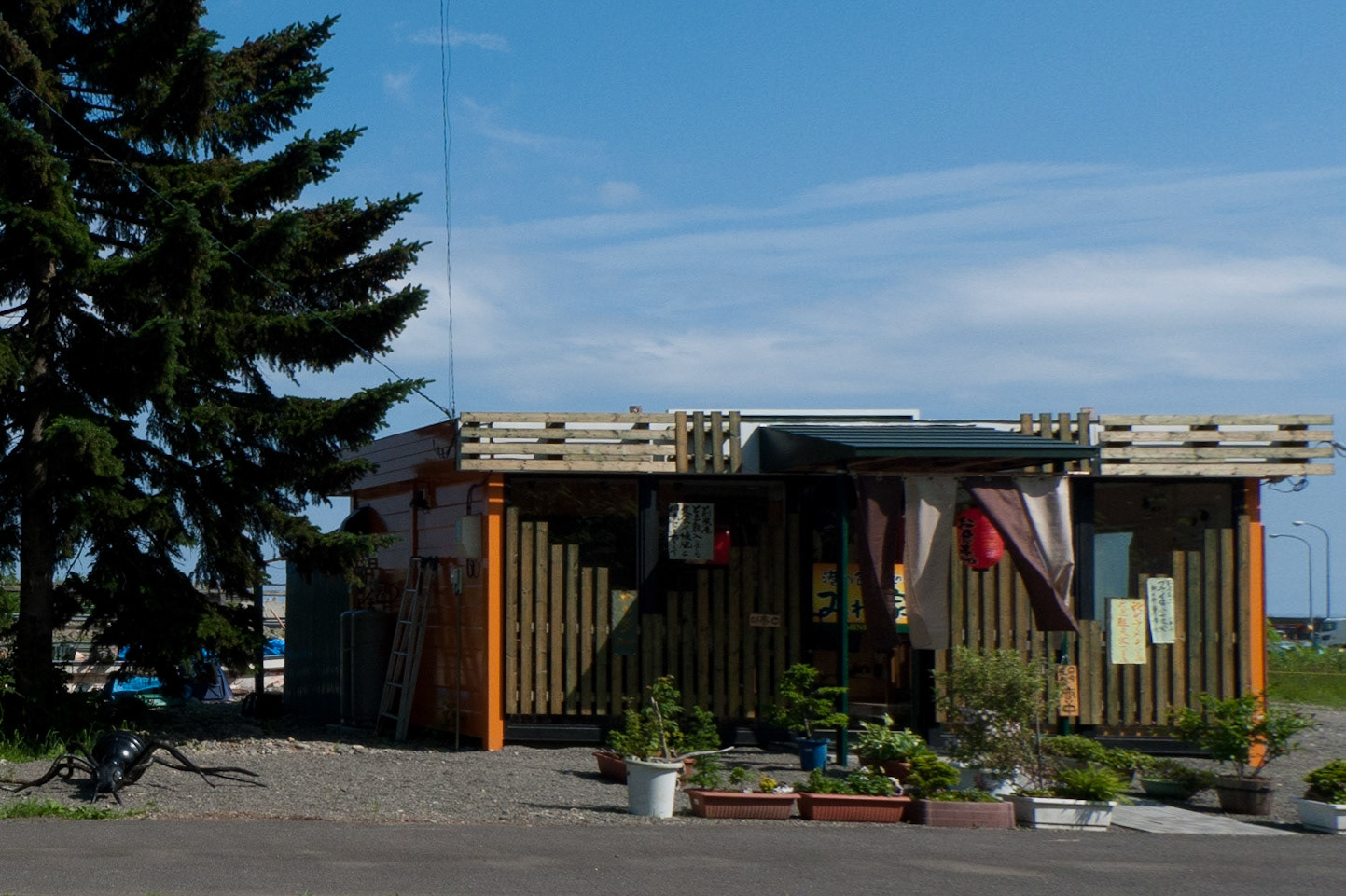 Nakashibetsu to Rausu: Minehama Park eatery with suggestion