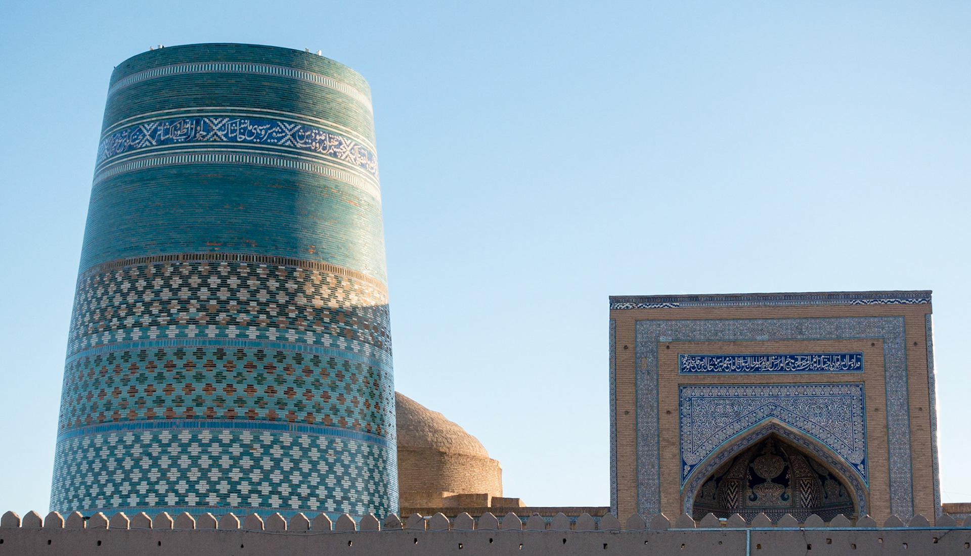 Khiva: Madrassah of Muhammad Rahim-khan (1876) - detail