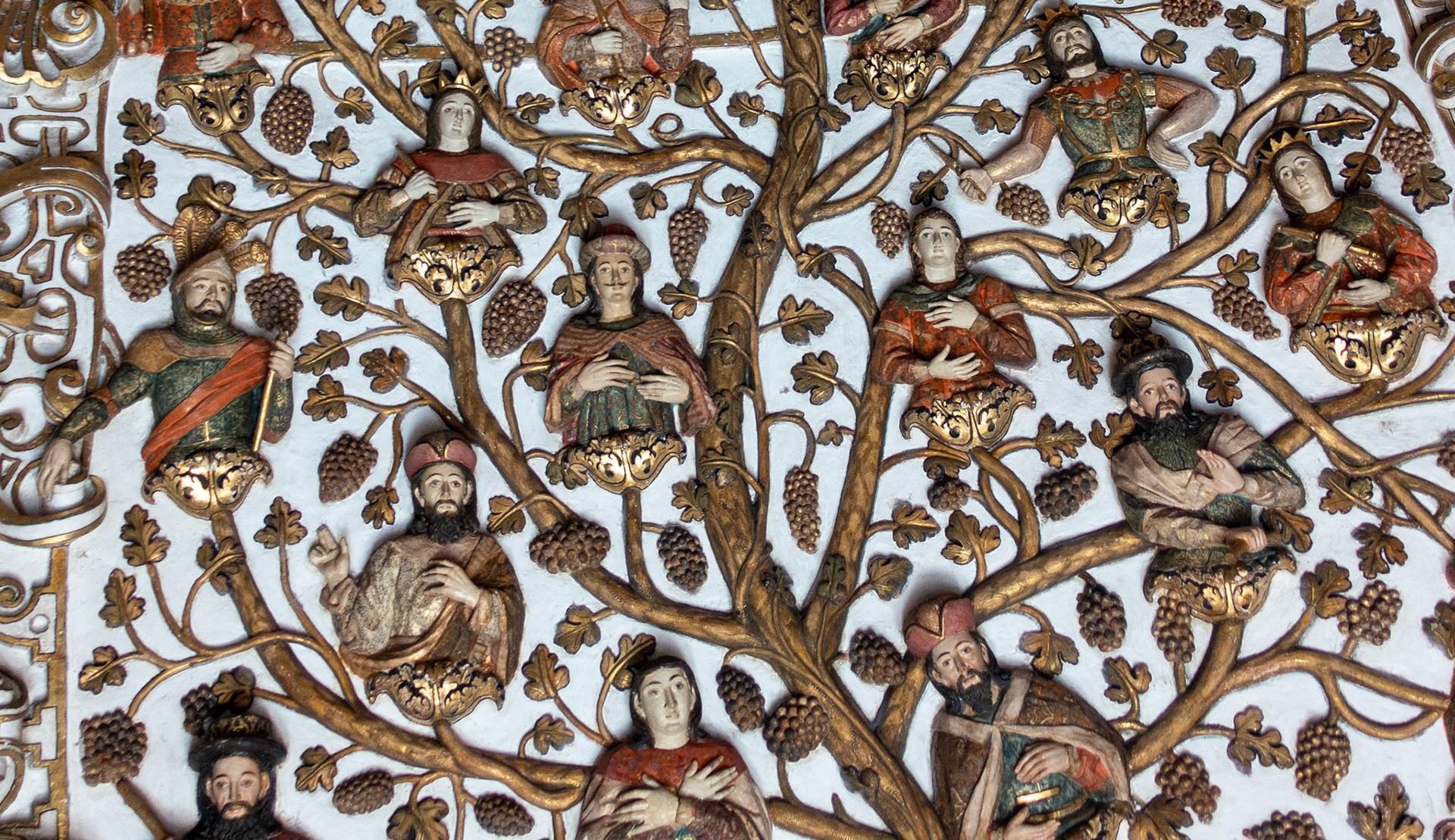 Oaxaca: Inglesia de Santa Domingo - ceiling (detail)