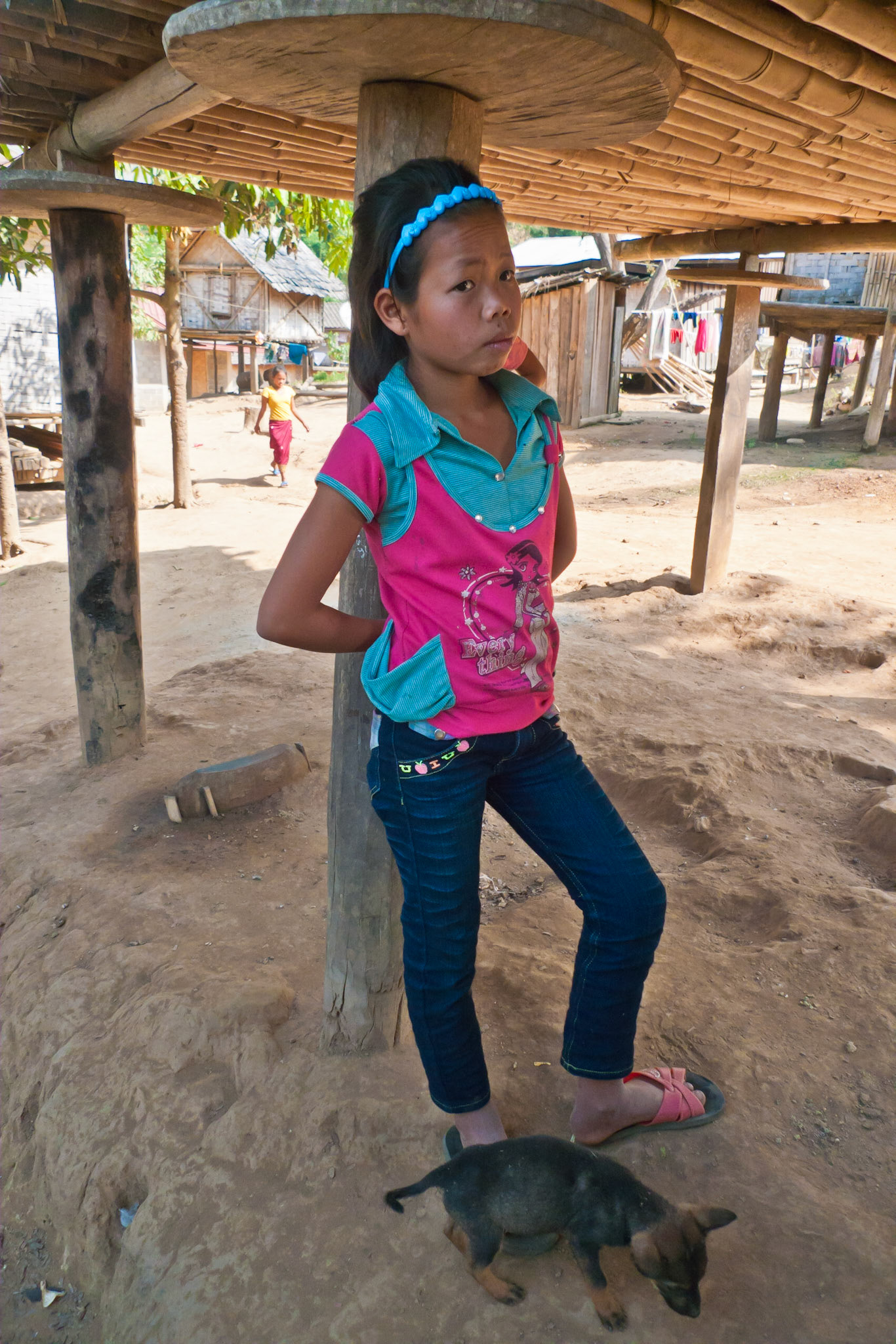 Houei Xai to Louang Prabang: Two days down the Mekong - riverside village