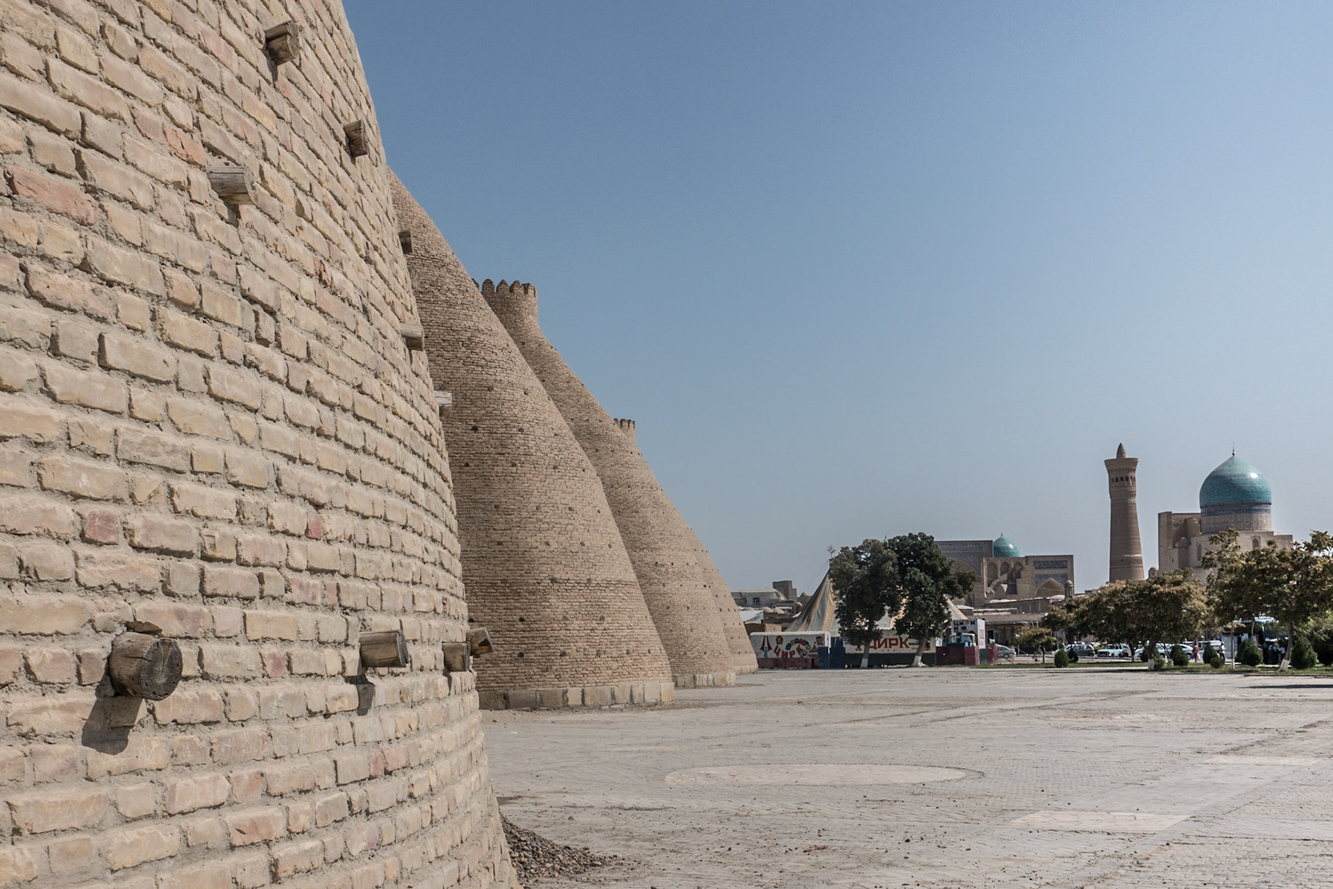 Bukhara: Kalyan Minaret  from Ark walls