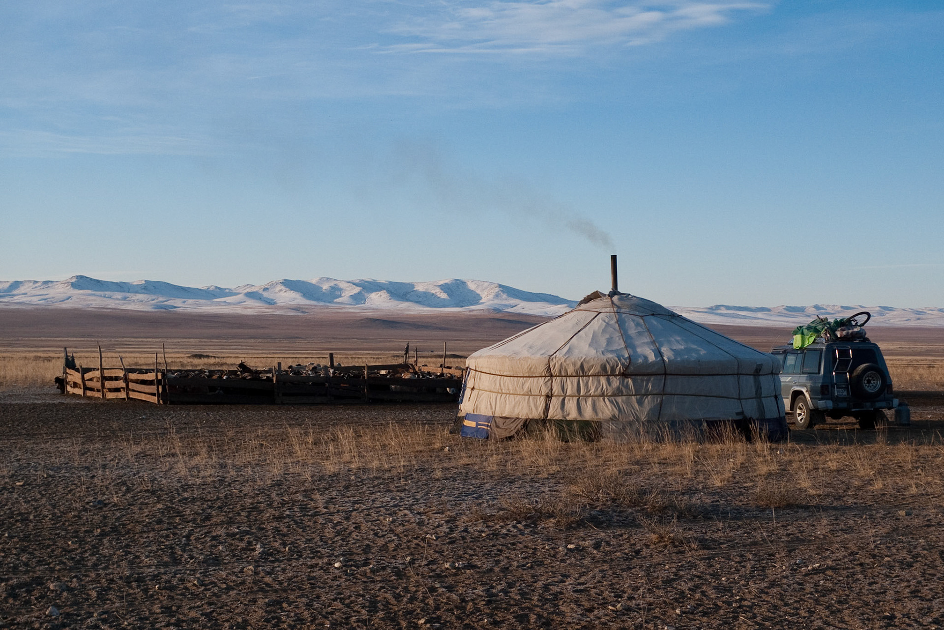Day 7: near Lake Ogii - again invited ourselves to stay