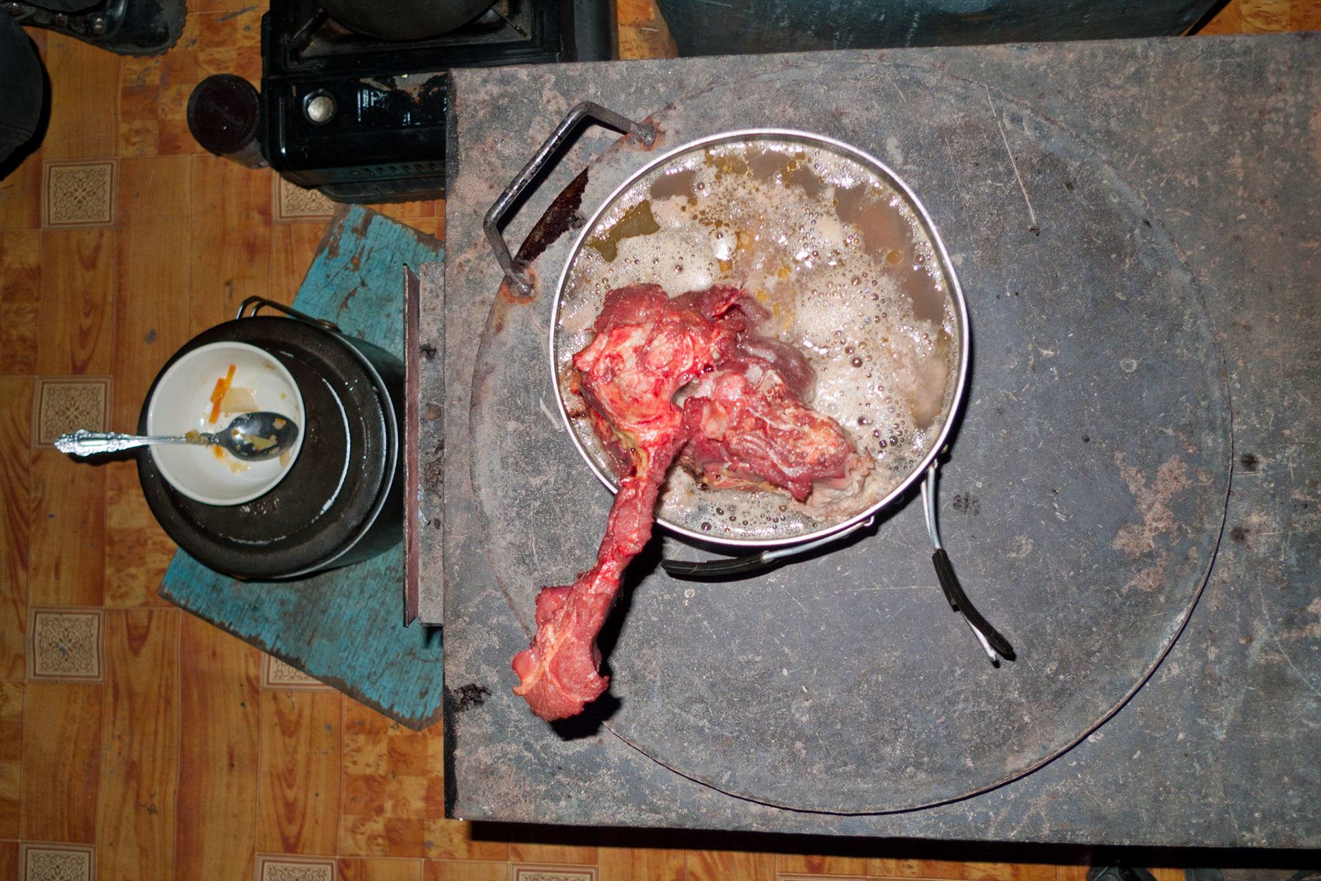 Day 3:  Harhorin to Hyatrun - Driver's breakfast (Not a Vegetarian)