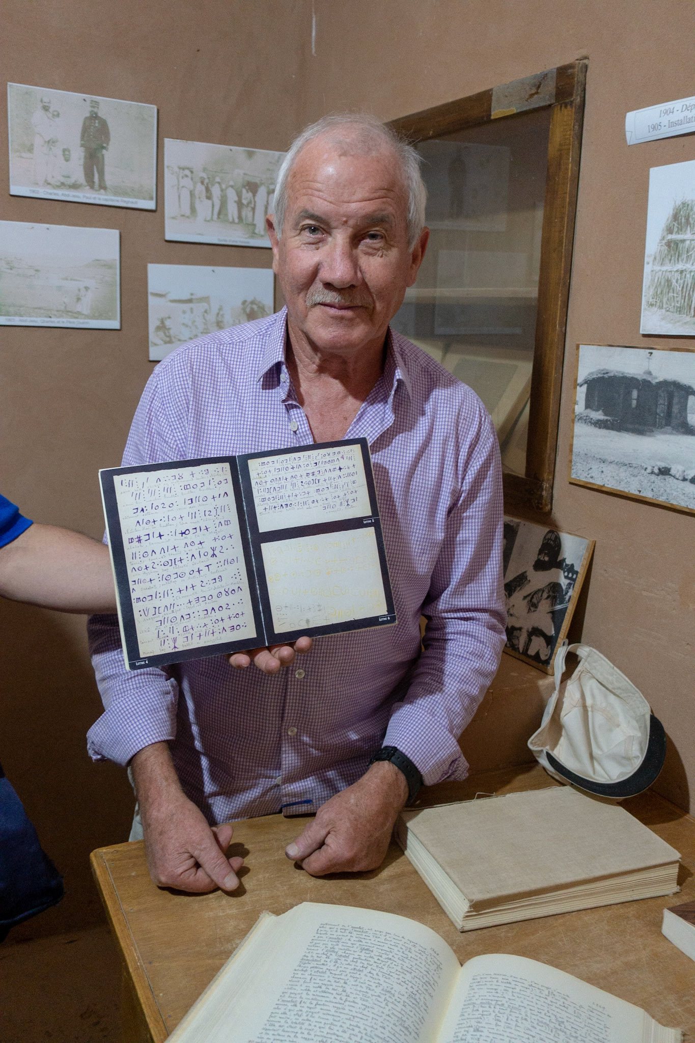 Benni Abbas:  Charles de Foucald Hermitage -  Created he first Tuareg - French Dictionary. 4 people left in congregation.