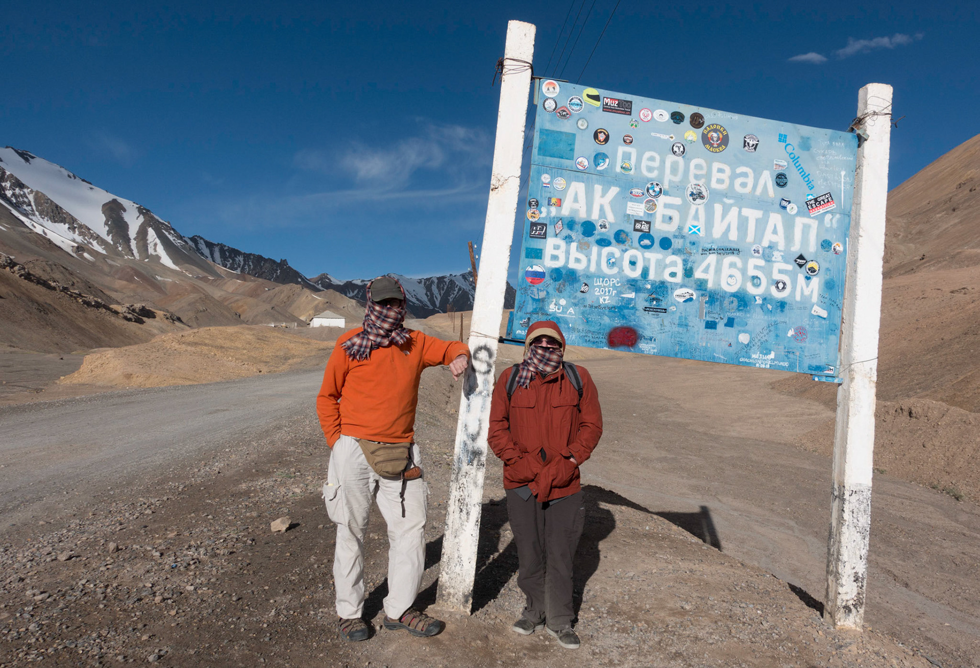 Akbaital Pass: Highest point at 4655 metres
