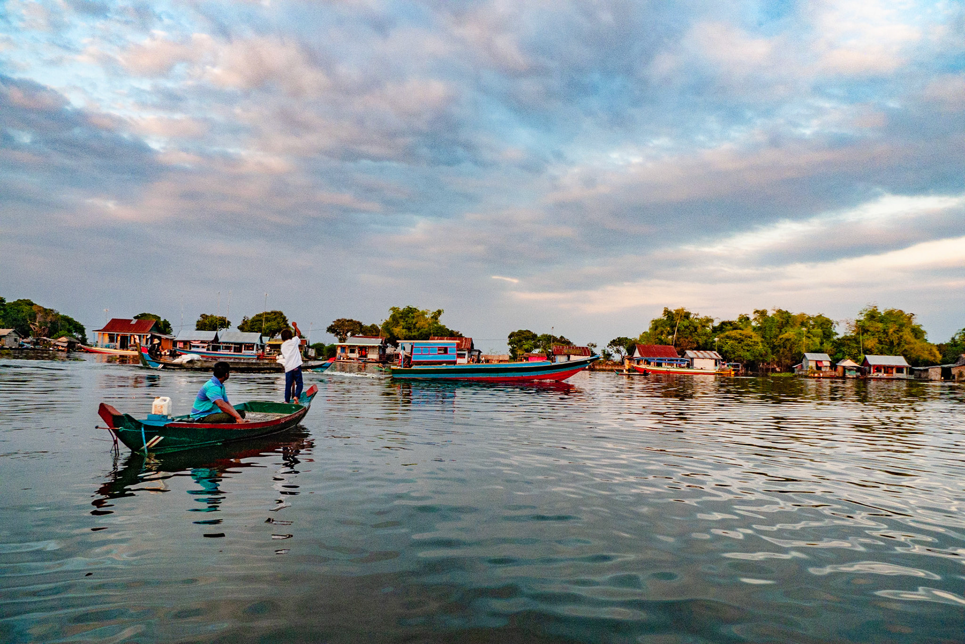 Lake Tonle Sap: Floating Village.