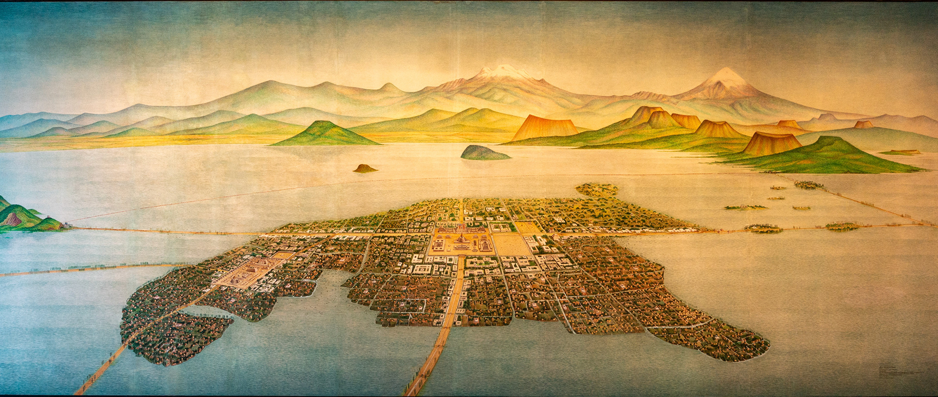 Tenochtitlan: (mexico city):  Before Spanish invasion
