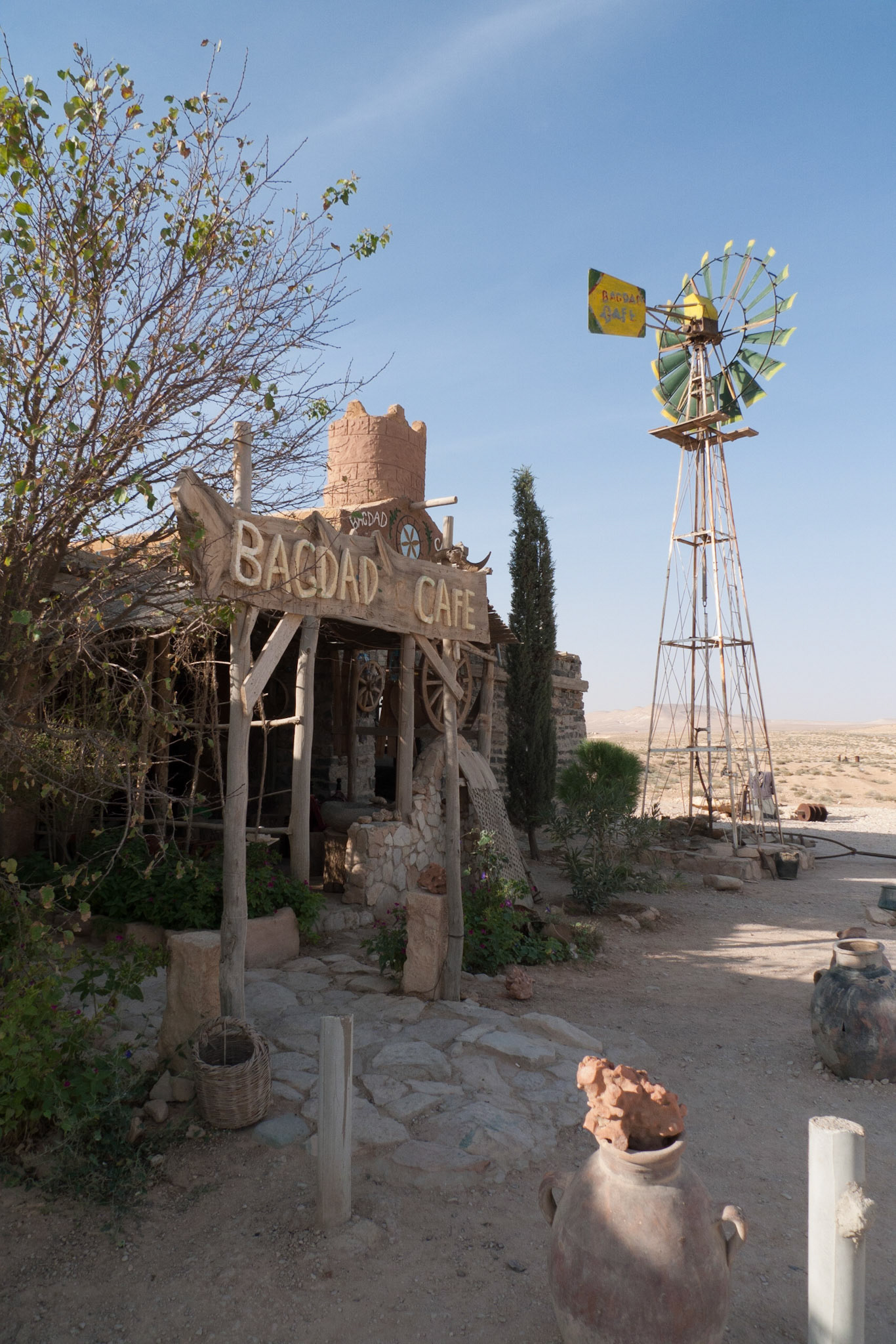 Palmyra to Damascus: One of the THREE Bagdad Cafes