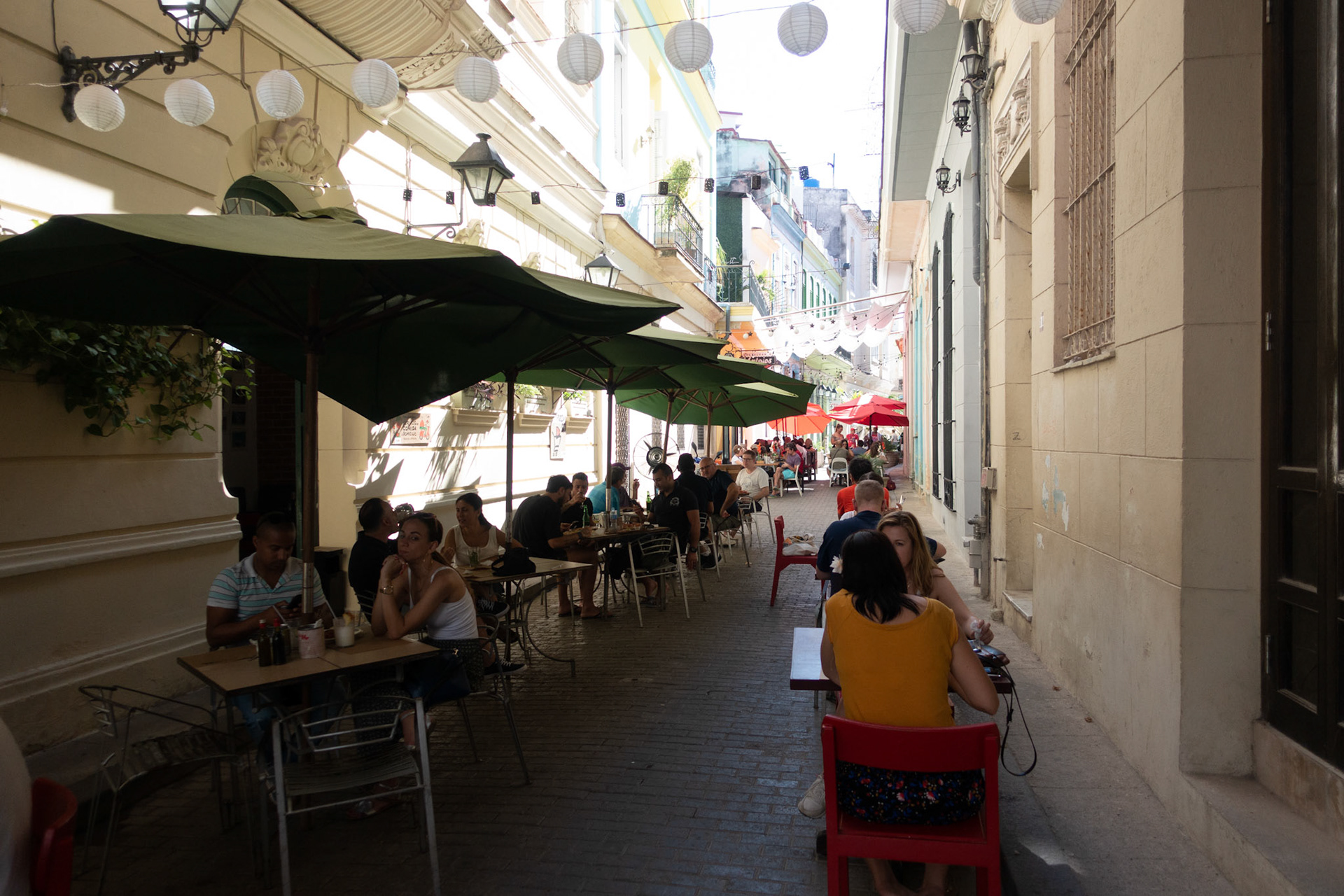 Havana: Cafe near our Casa.