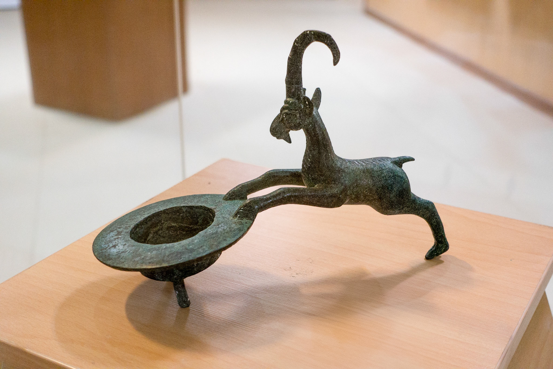 Hamedan: Hegmataneh Museum - Bronze Fire Box 1st C bce