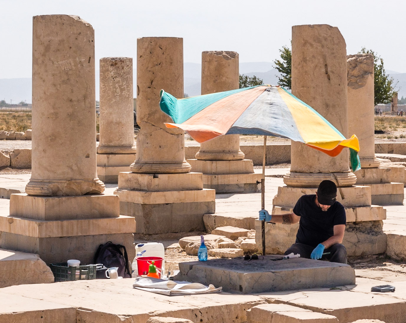 Pasargadae: Site: A Worker