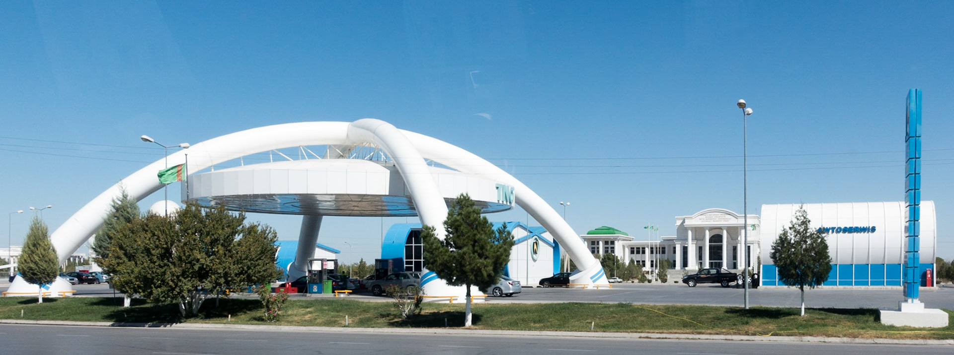 Ashgabat:  Petrol Station