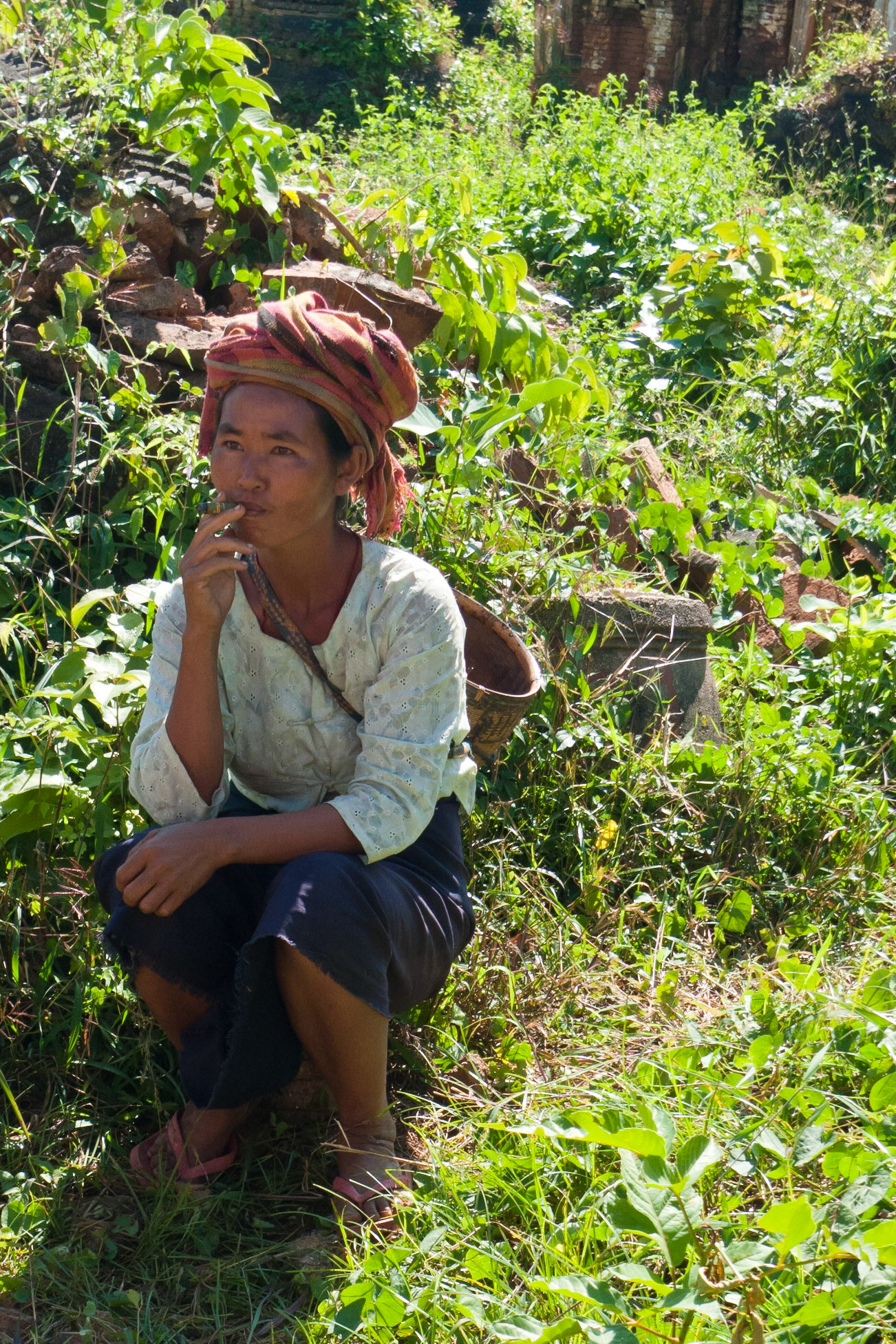 Lake Inle: Shwe Inn Theein Paya - watching over cattle. Never been as far as the main village. Only 30 km away at  the head of the lake.
