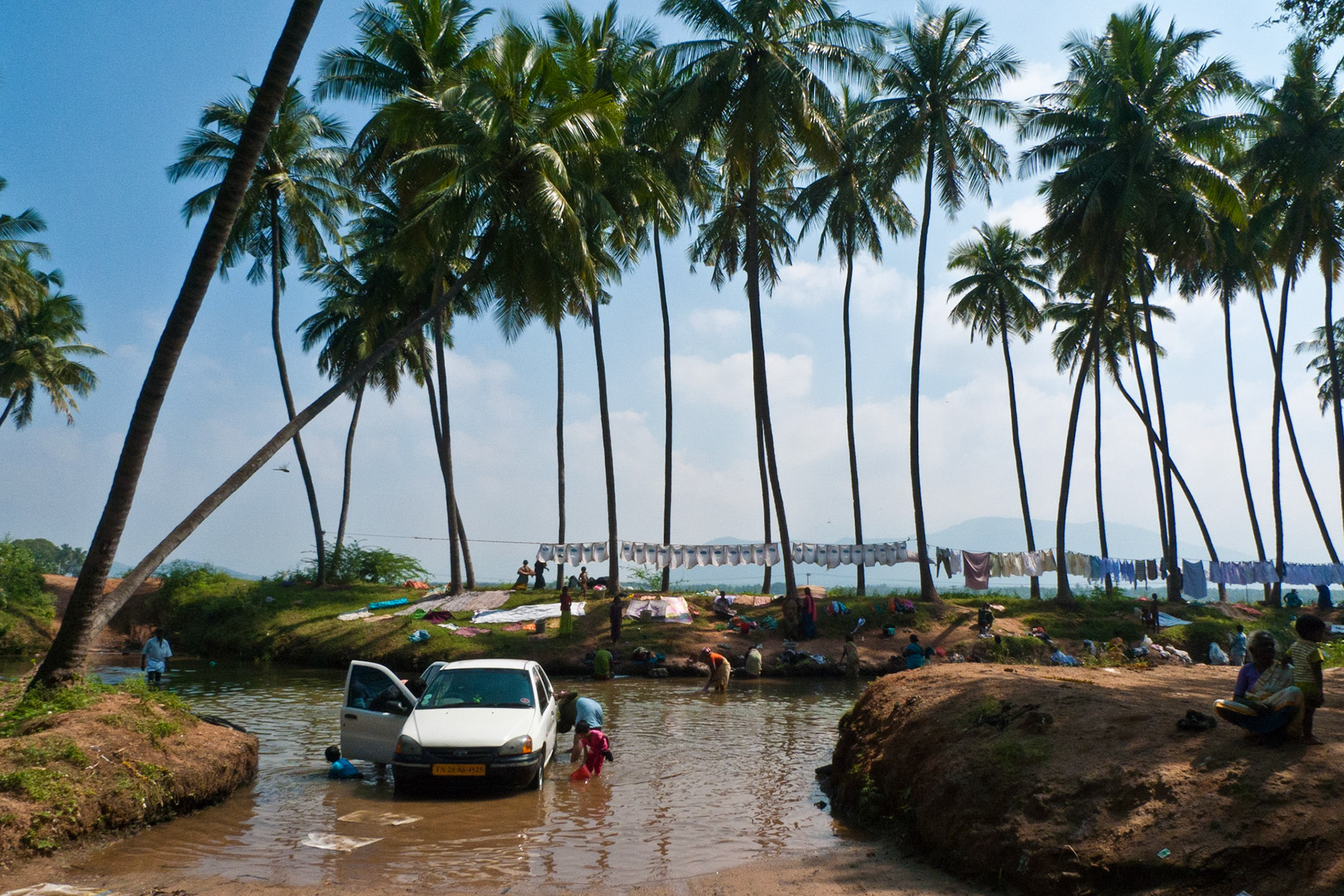 Kambum: Washing Clothes and Car