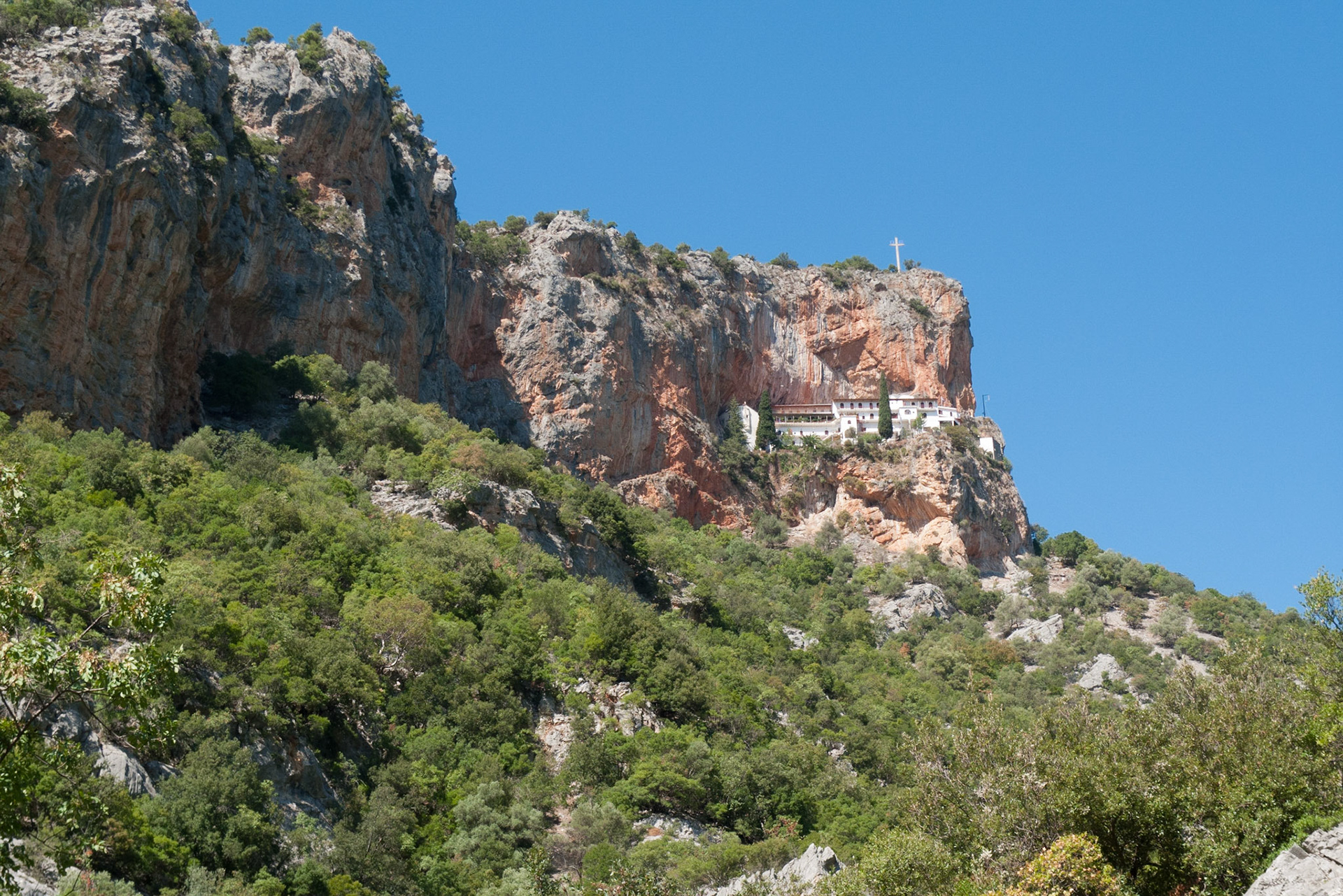 Nafplio to the Mani: Monastery