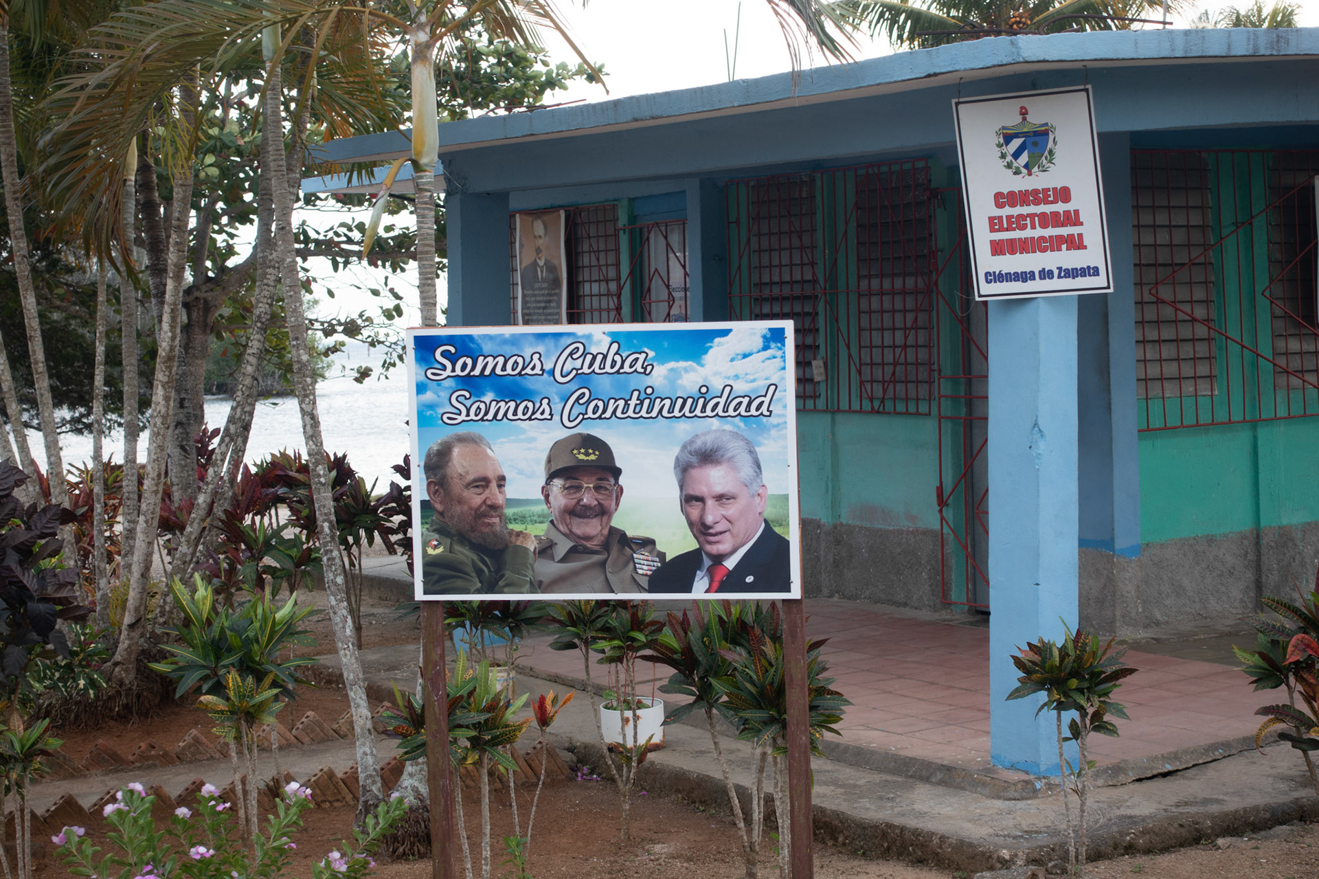 Playa Larga:  Continuity of  the three Presidents - Fidel,  Brother Raul and now Diaz-Canel