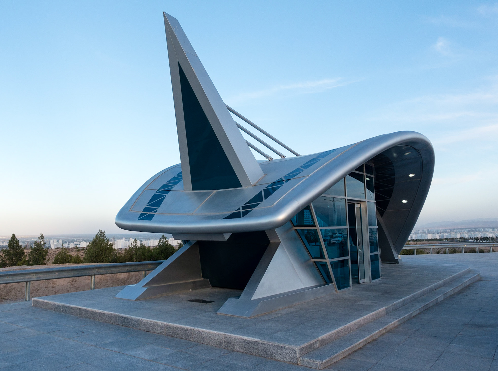 Ashgabat:  Bus Shelter