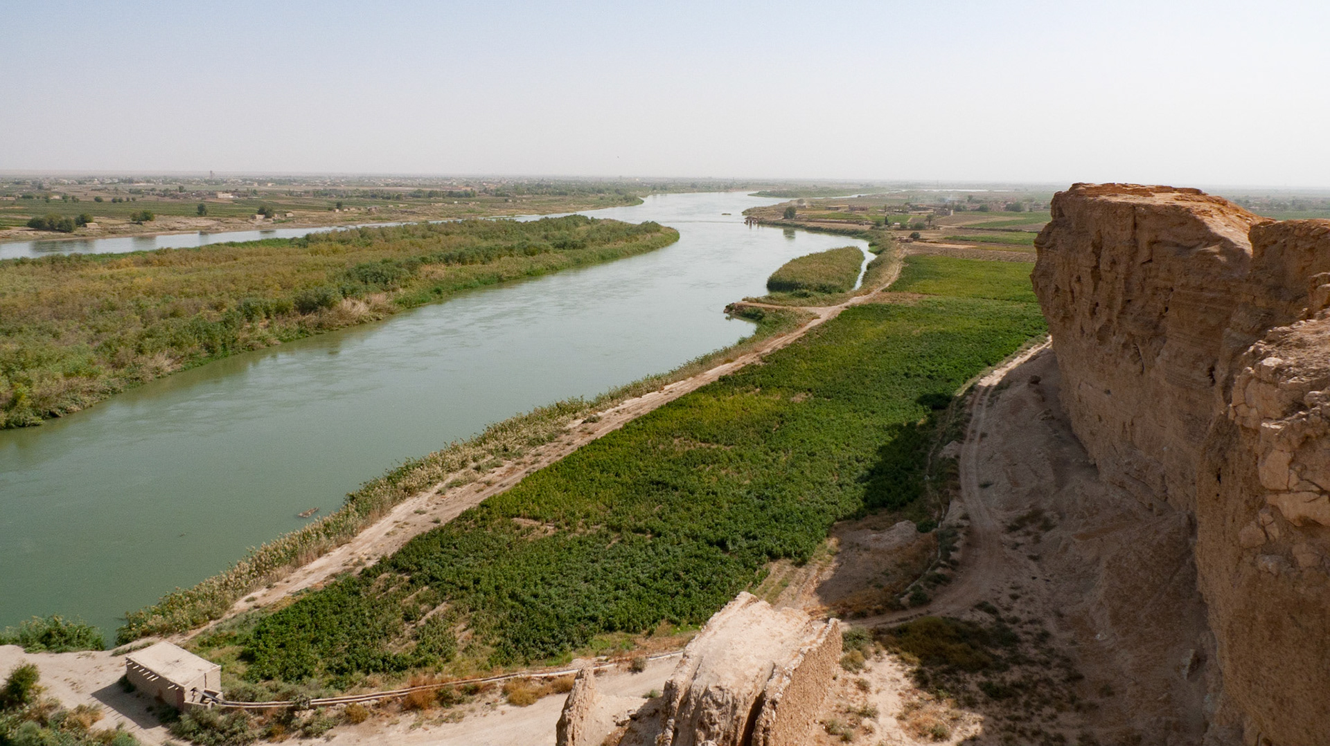 Dura Europos: View down to Euphrates