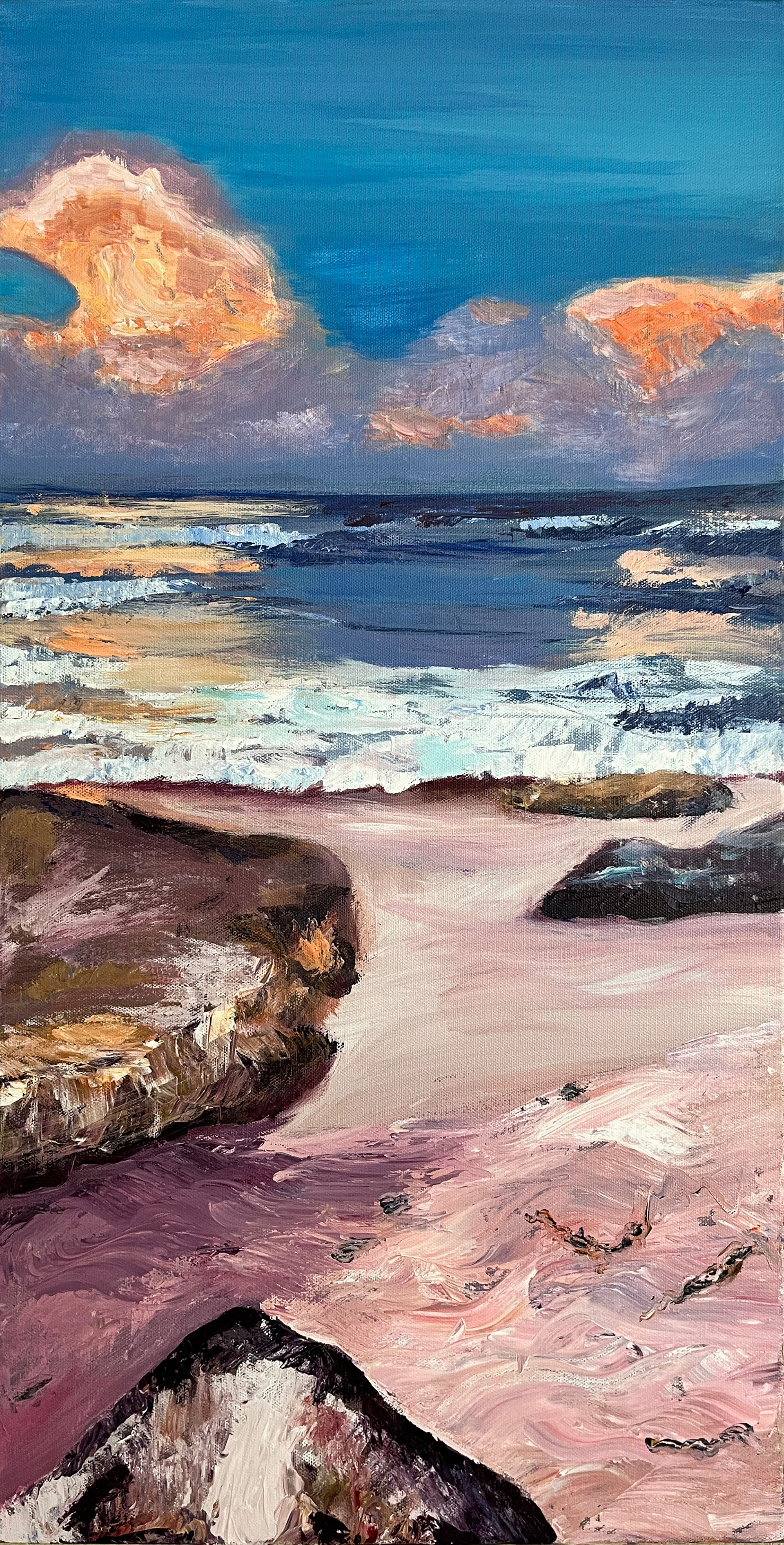 Rocks and waves