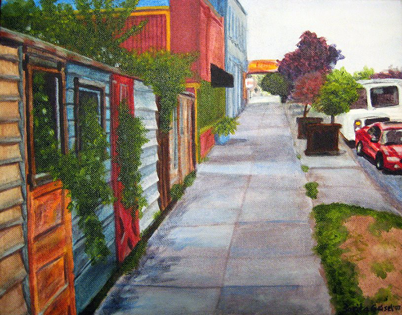 "Portland stroll" (Sold, prints available)