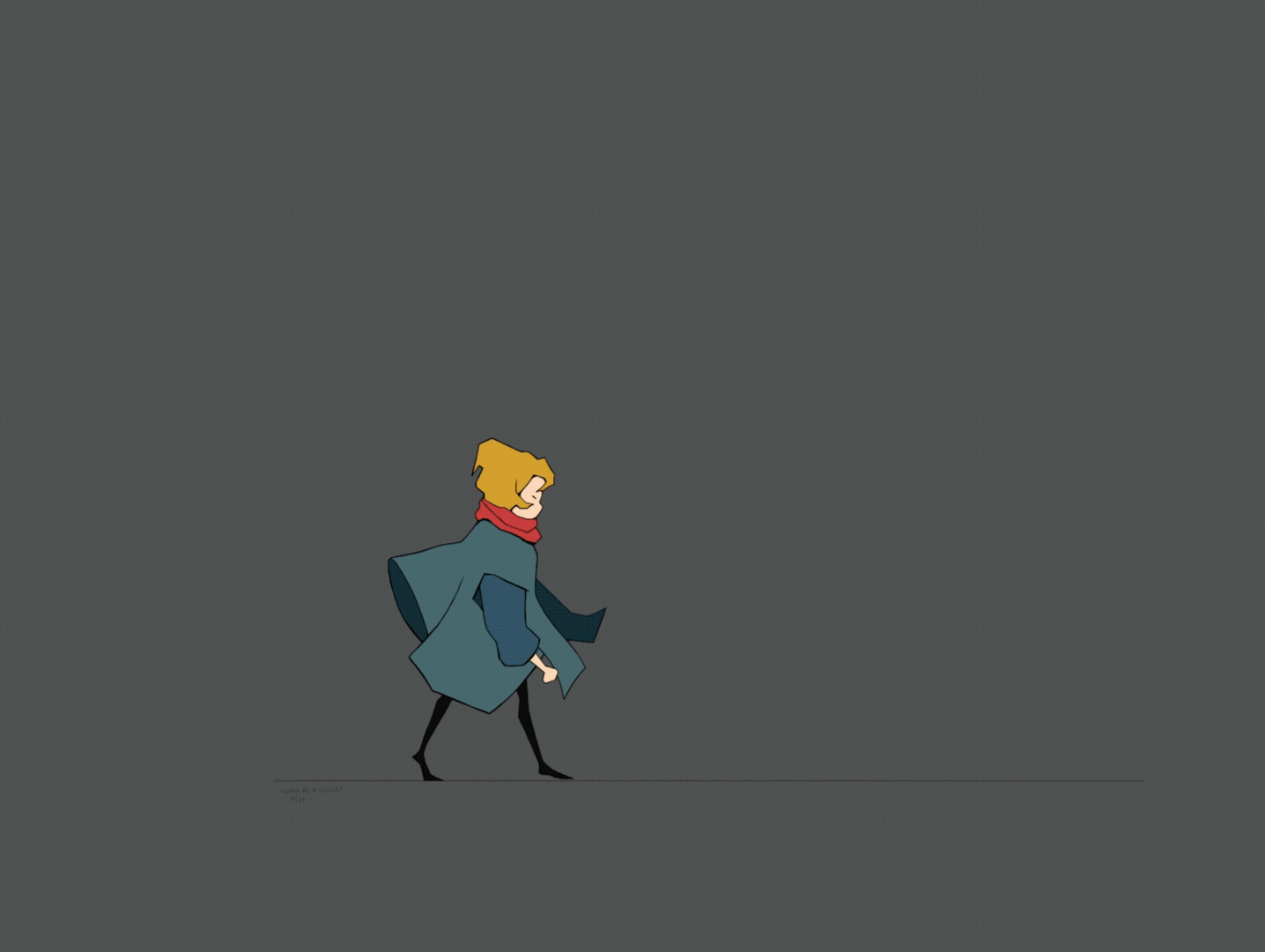 Clean up character, cut out even more in-betweens, work out vfx shapes