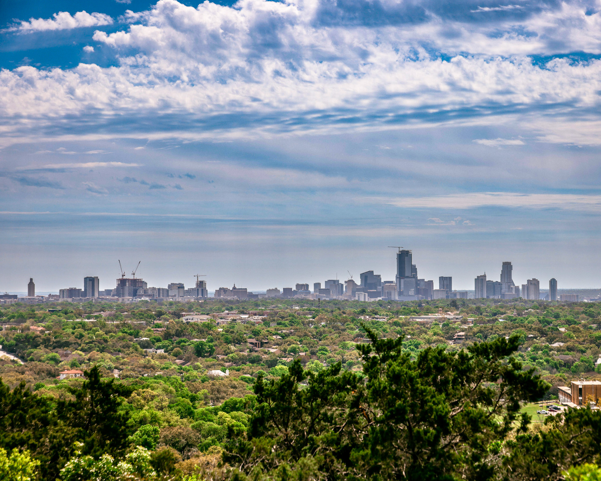 Austin Skyline view from Mount Bonnell