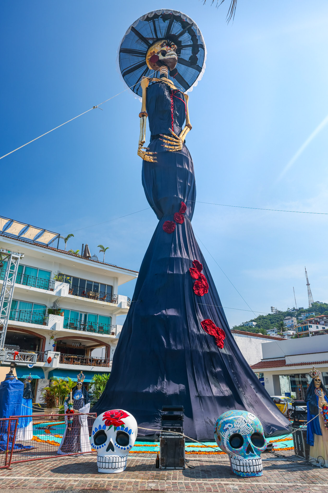 Tallest Calavera Catrina in the World - Puerto Vallarta, Mexico