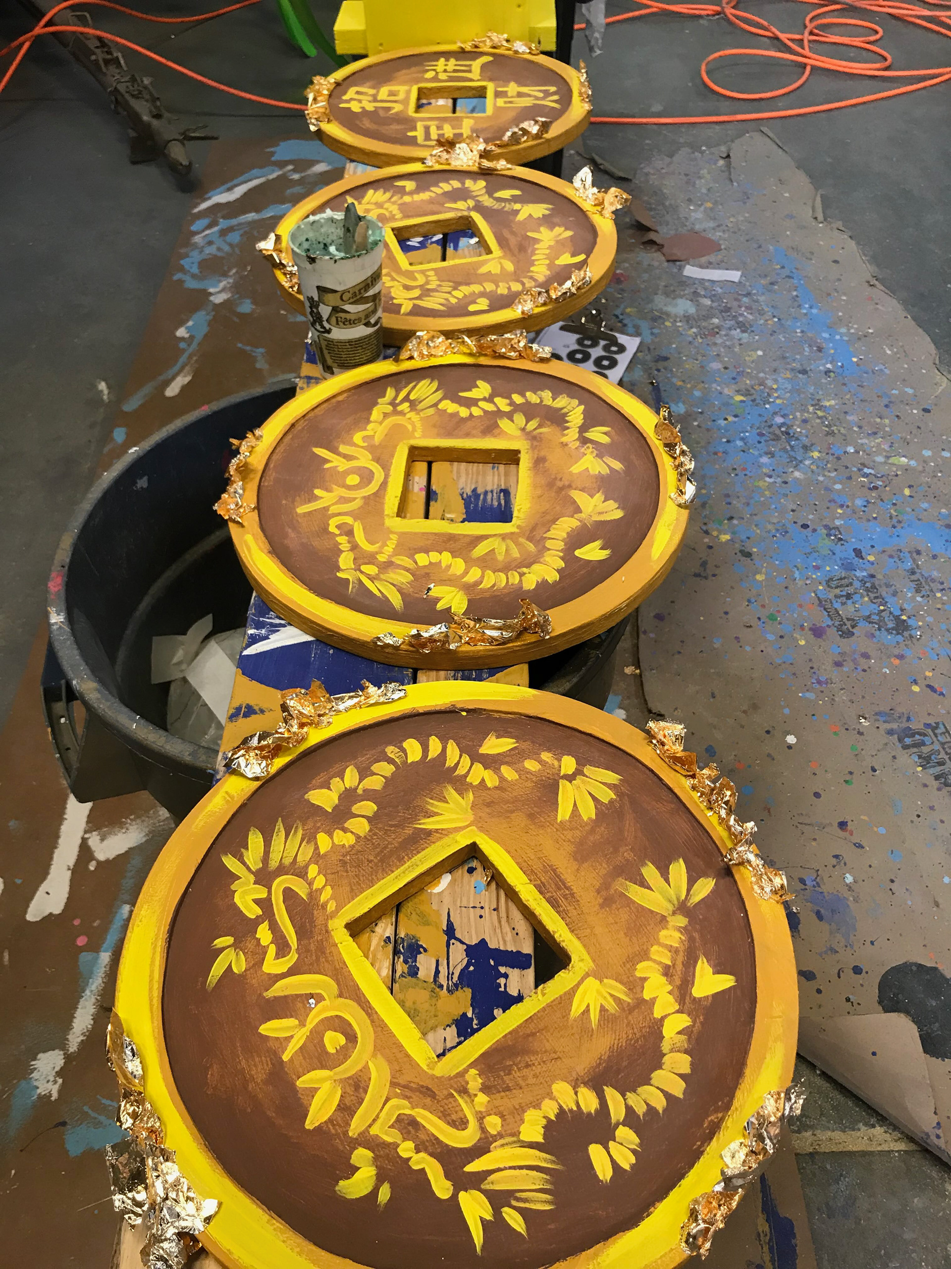 props made for floats just before Covid hit