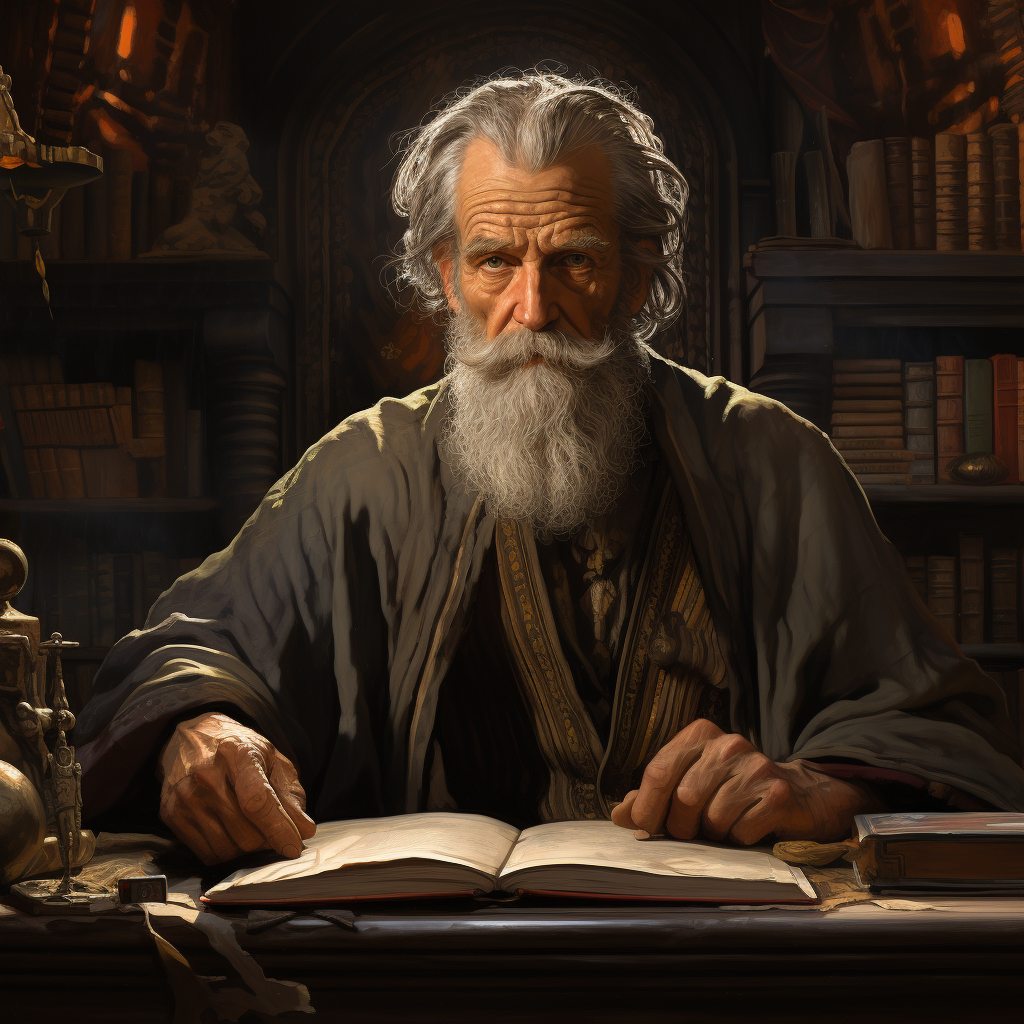 The Wise Dungeon Master (No one knows his name, except his initials: D.M.)